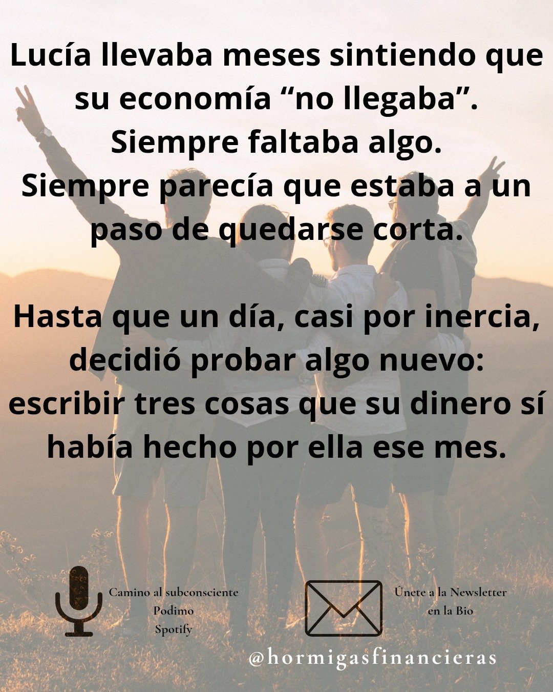 No esperaba gran cosa. Un ejercicio m&aacute;s, pens&oacute; pero mientras escrib&iacute;a, algo dentro se movi&oacute;.

Record&oacute; que pudo pagar una revisi&oacute;n m&eacute;dica pendiente. Que compr&oacute; un regalo bonito para su sobrina y 