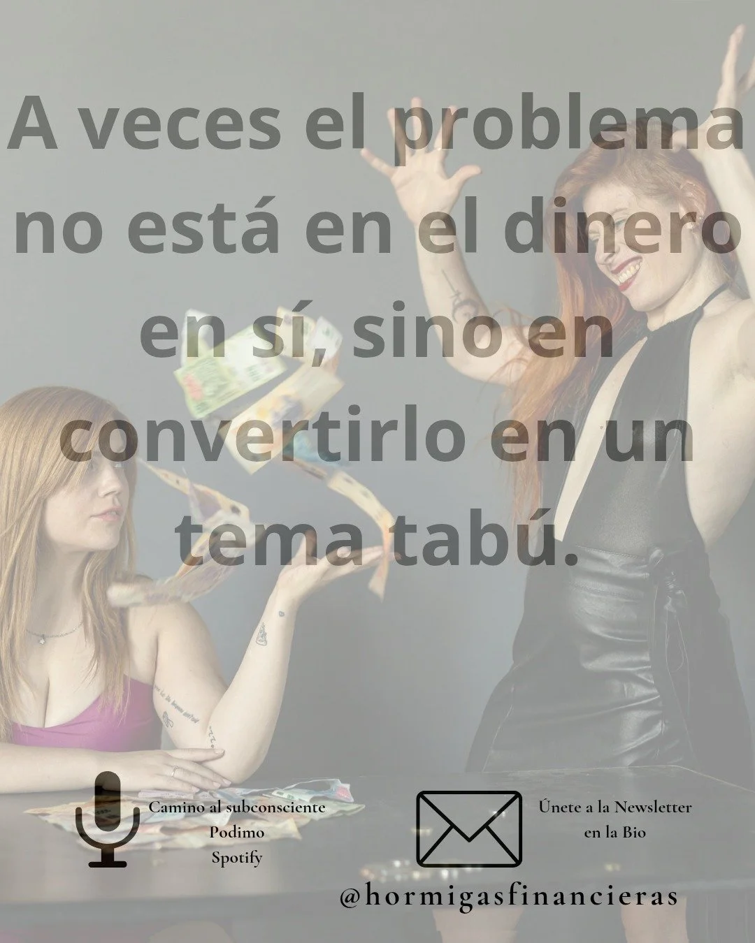 Hola Hormigas!!. Muchas parejas creen que discuten por dinero pero, en realidad, pocas veces discuten por n&uacute;meros.

Detr&aacute;s de esas conversaciones tensas suele haber algo m&aacute;s profundo:
- necesidad de seguridad.
- miedo a no llegar
