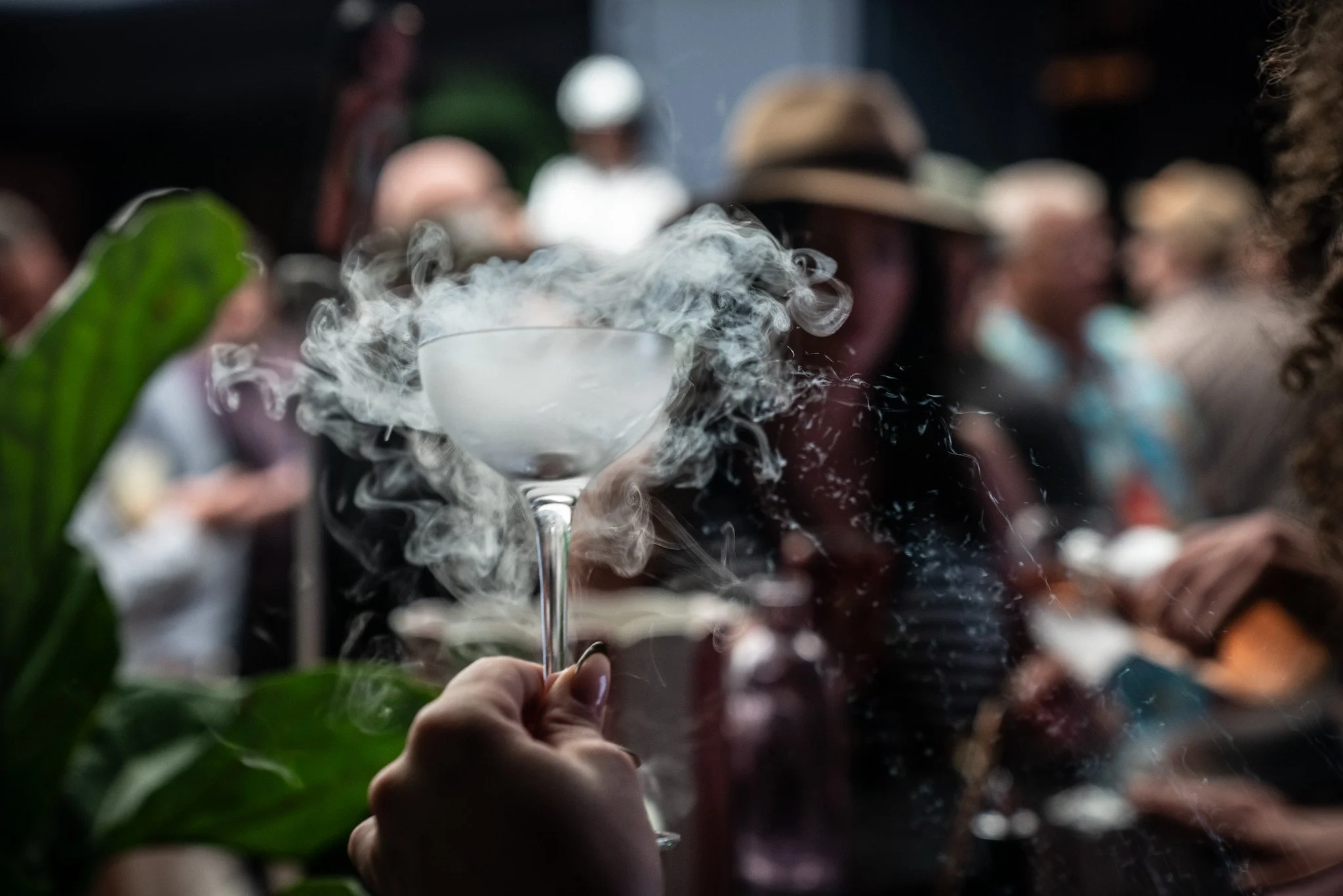 Smoking cocktail being served at Marriott's Grand Concourse, Tales of the Cocktail 2026