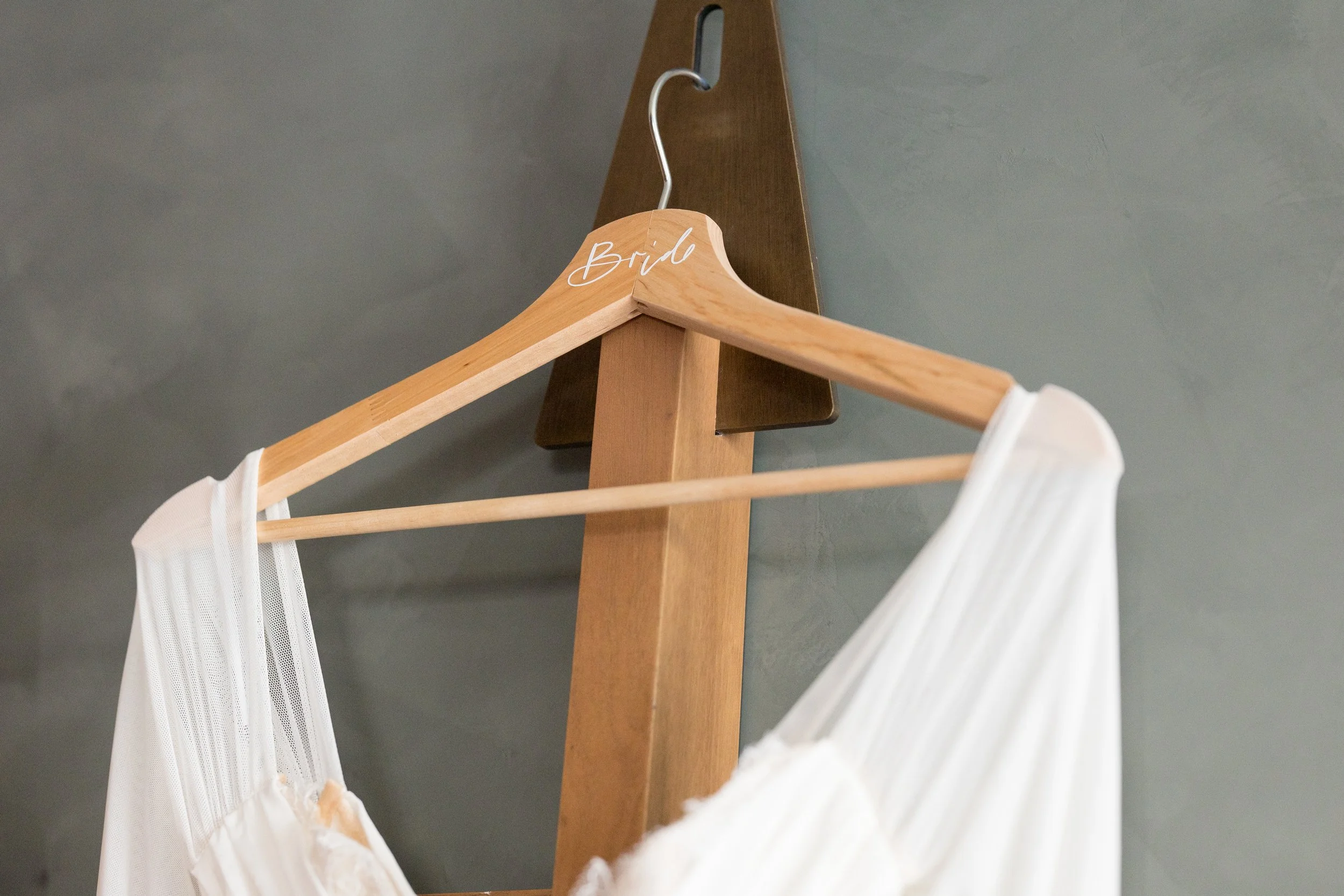 Hand Lettered Bridal Hanger