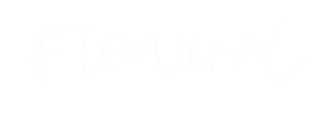 Flowered Words Design