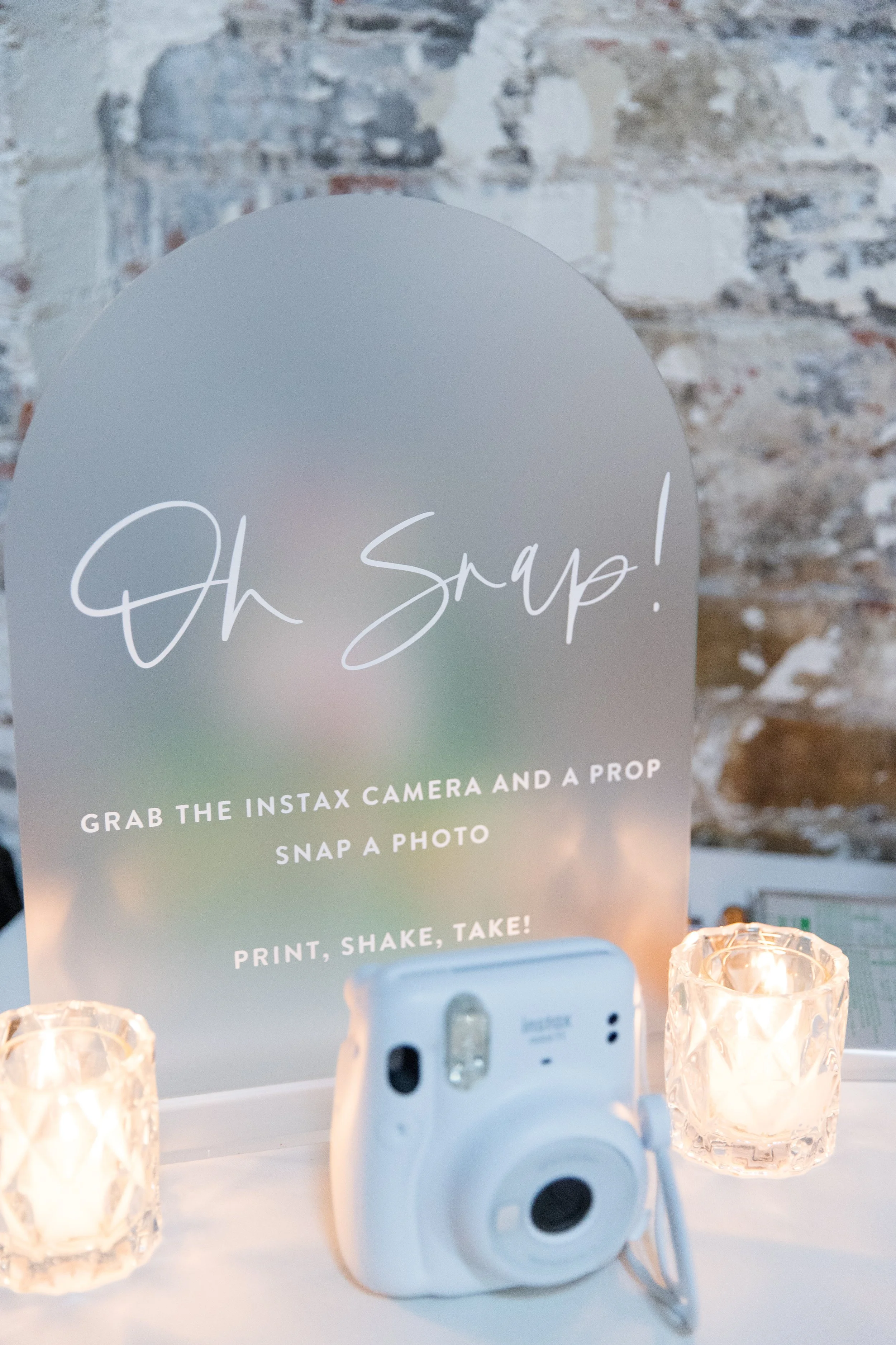 Frosted Acrylic Arched Sign