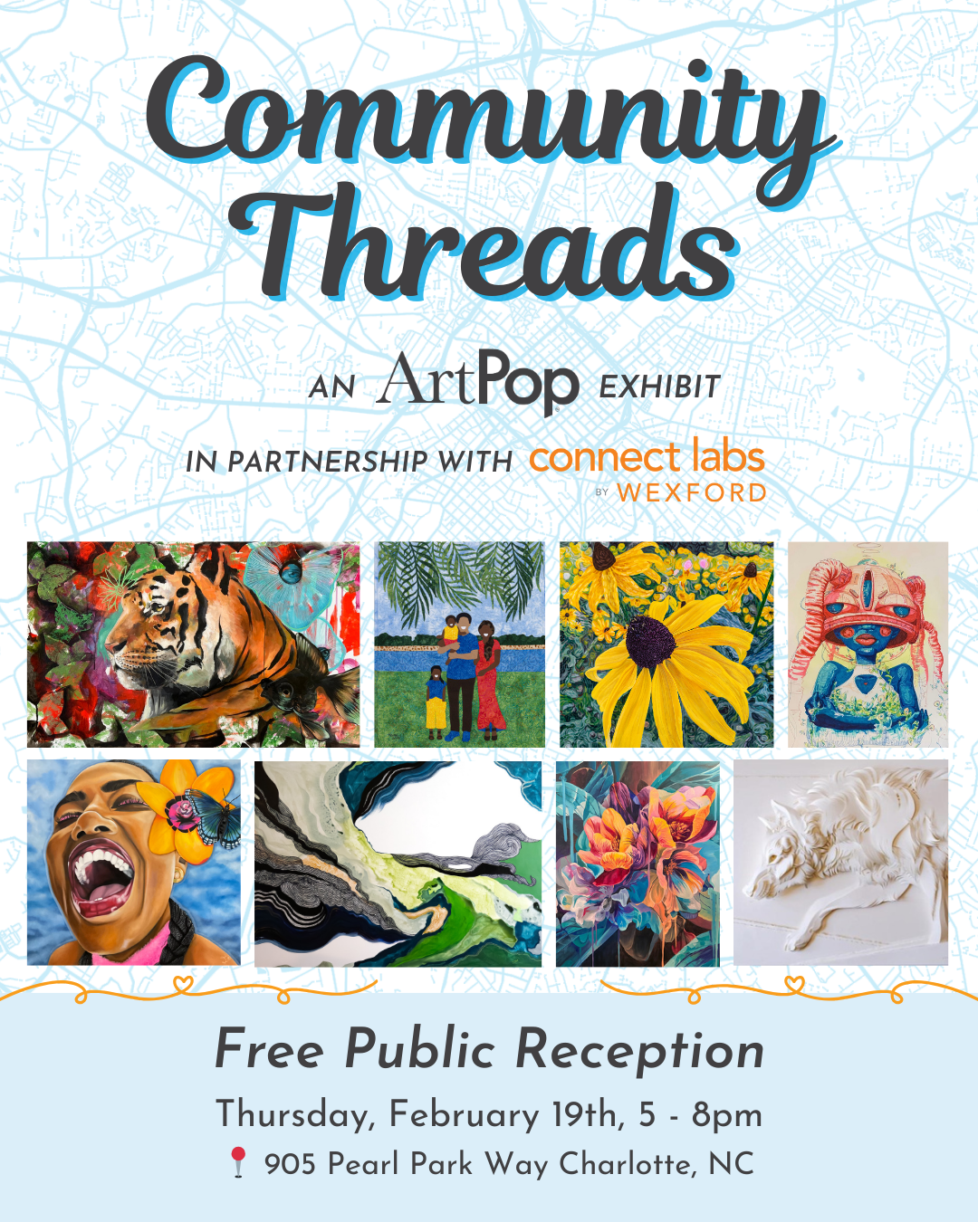 ‘Community Threads’ Exhibit at Connect Labs Charlotte