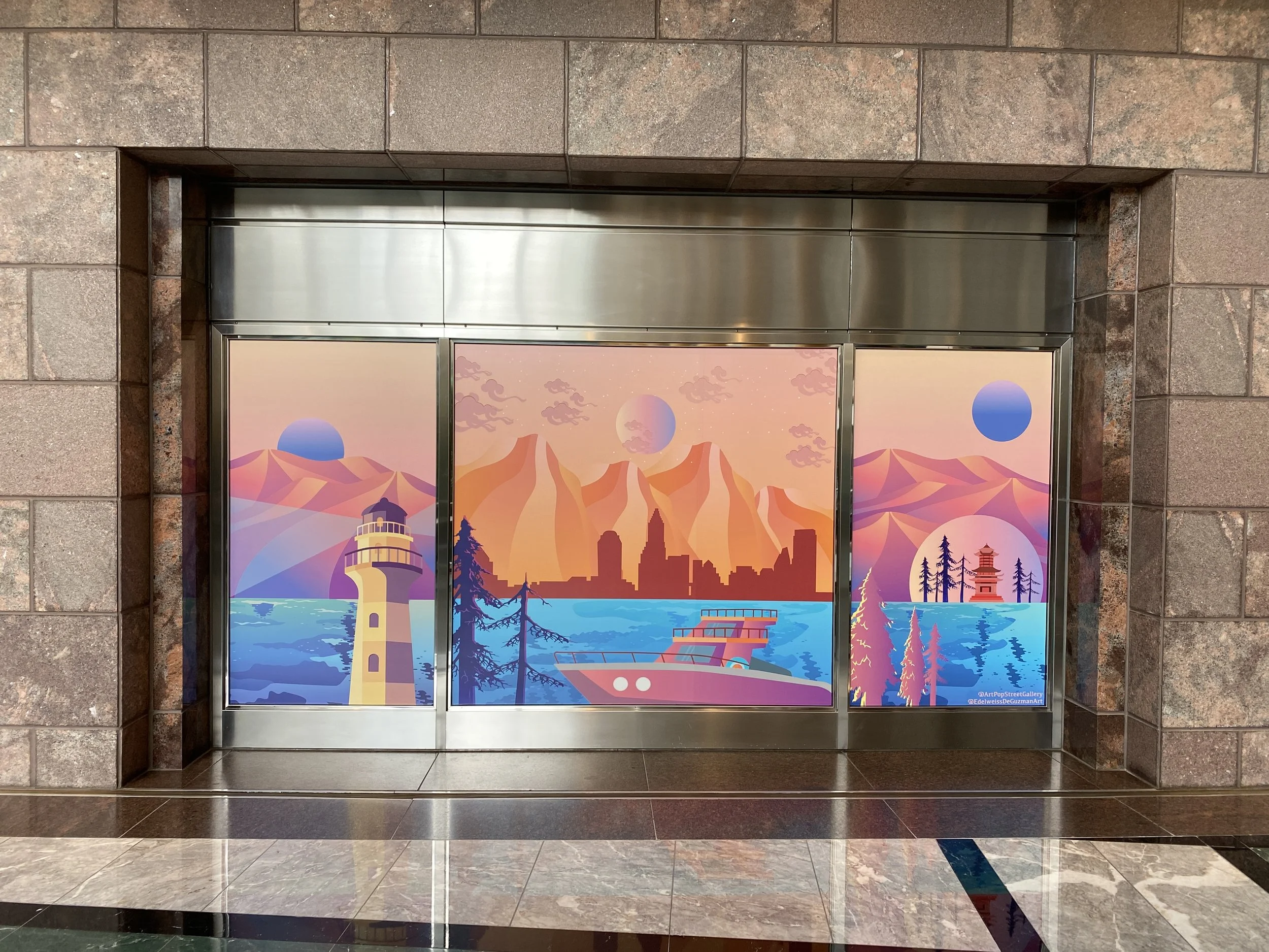 ArtPop Street Galery Inspiration Projects Edelweiss Vogel Bank of America Murals3.JPG