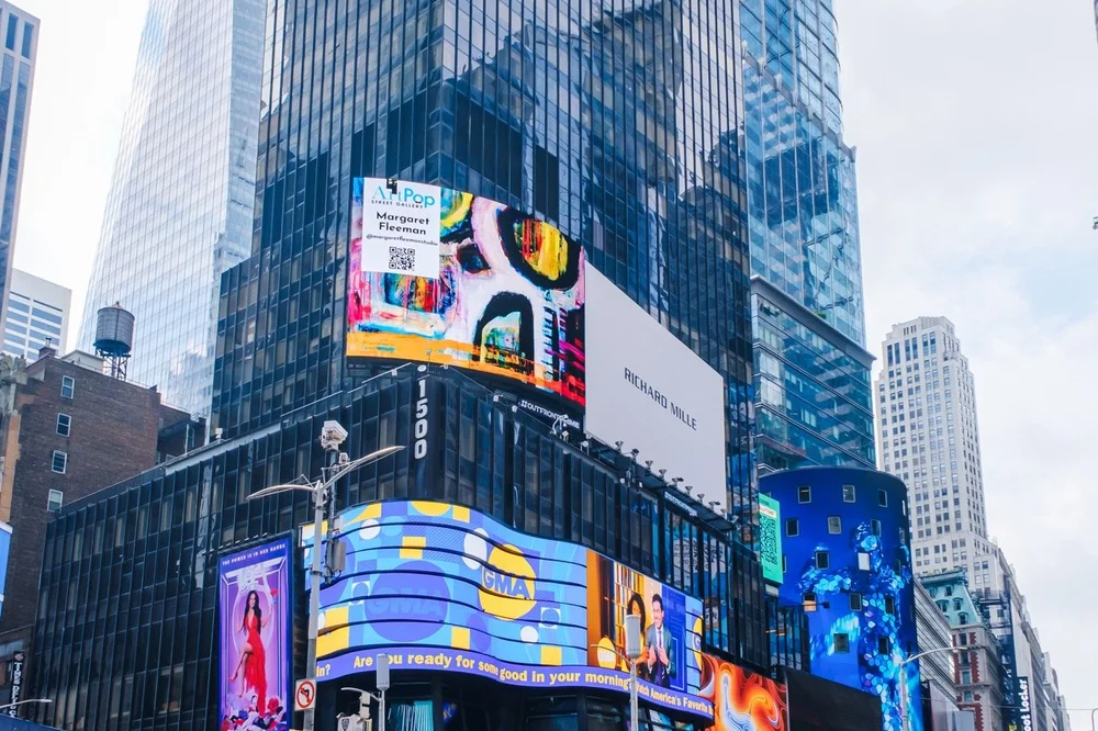 ArtPop Street Gallery Cities Program Class of 2024 Times Square NYC-Outfront-Broadway-Plaza-Margaret-Fleeman-1 Large.jpeg