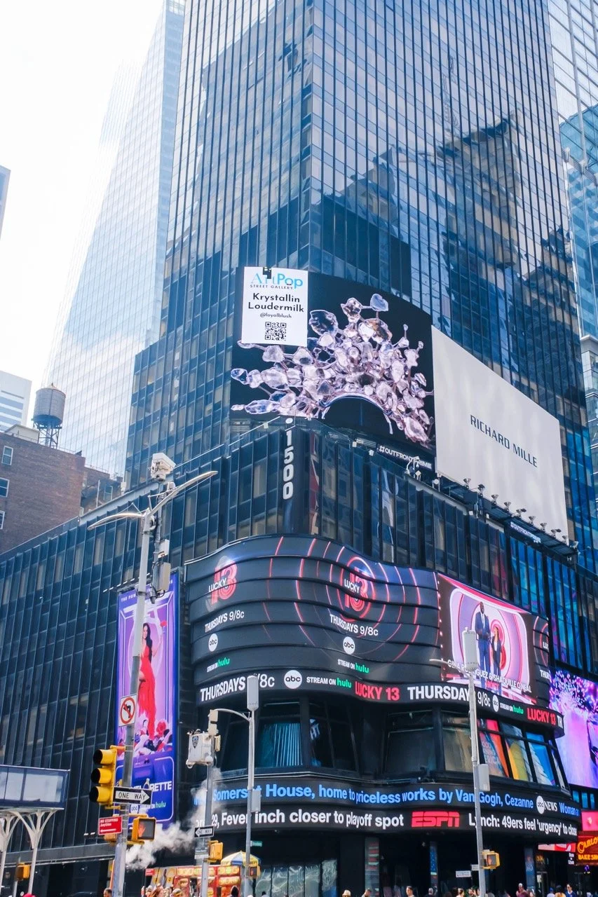 ArtPop Street Gallery Cities Program Class of 2024 Times Square NYC-Outfront-Broadway-Plaza-Krystallin-Loudermilk-1 Large.jpeg