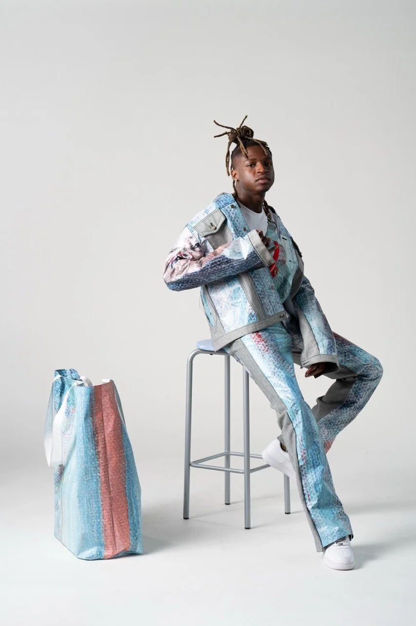 ArtPop Street Gallery Upcycled Fashion Show 2024 Designer Terrell Milton Jr. Upcycling Initiative 6.jpeg