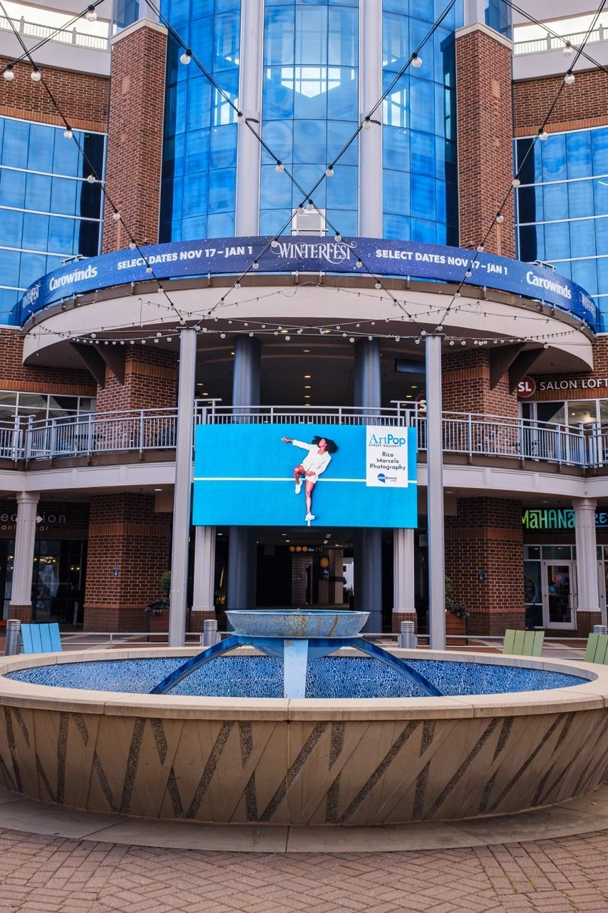 ArtPop Street Gallery Cities Program Class of 2024 Awedience Media Ballantyne Village Digital Display Rico Marcelo.jpeg