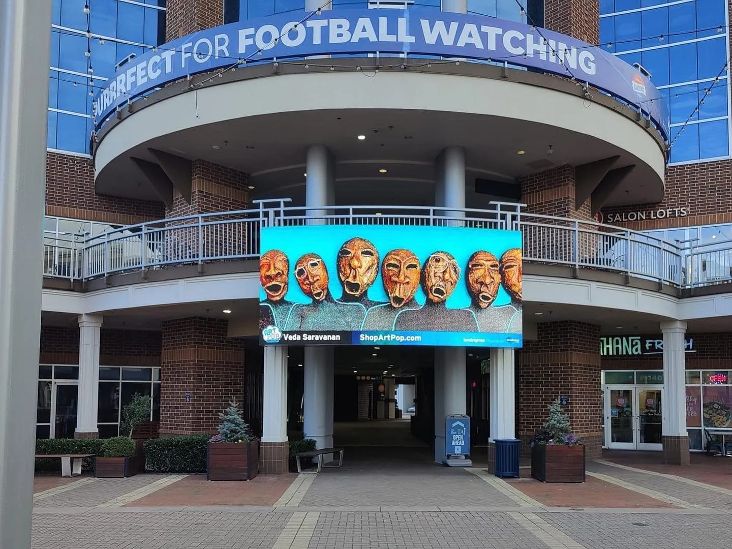 ArtPop Street Gallery Cities Program Class of 2022 Awedience Media Ballantyne Display Veda Saravanan.jpg