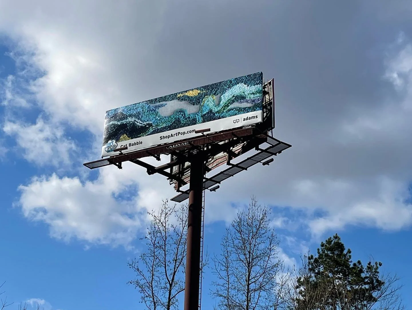 ArtPop Street Gallery Cities Program Class of 2021 Adams Printed Billboard Cat Babbie.jpg