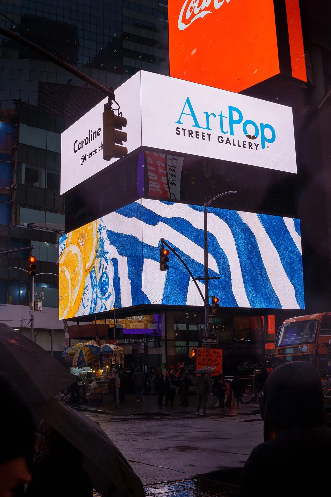 ArtPop Street Gallery Cities Program Class of 2025 Outfront Media Times Square NYC Digital Display Cube Caroline Greb.jpg