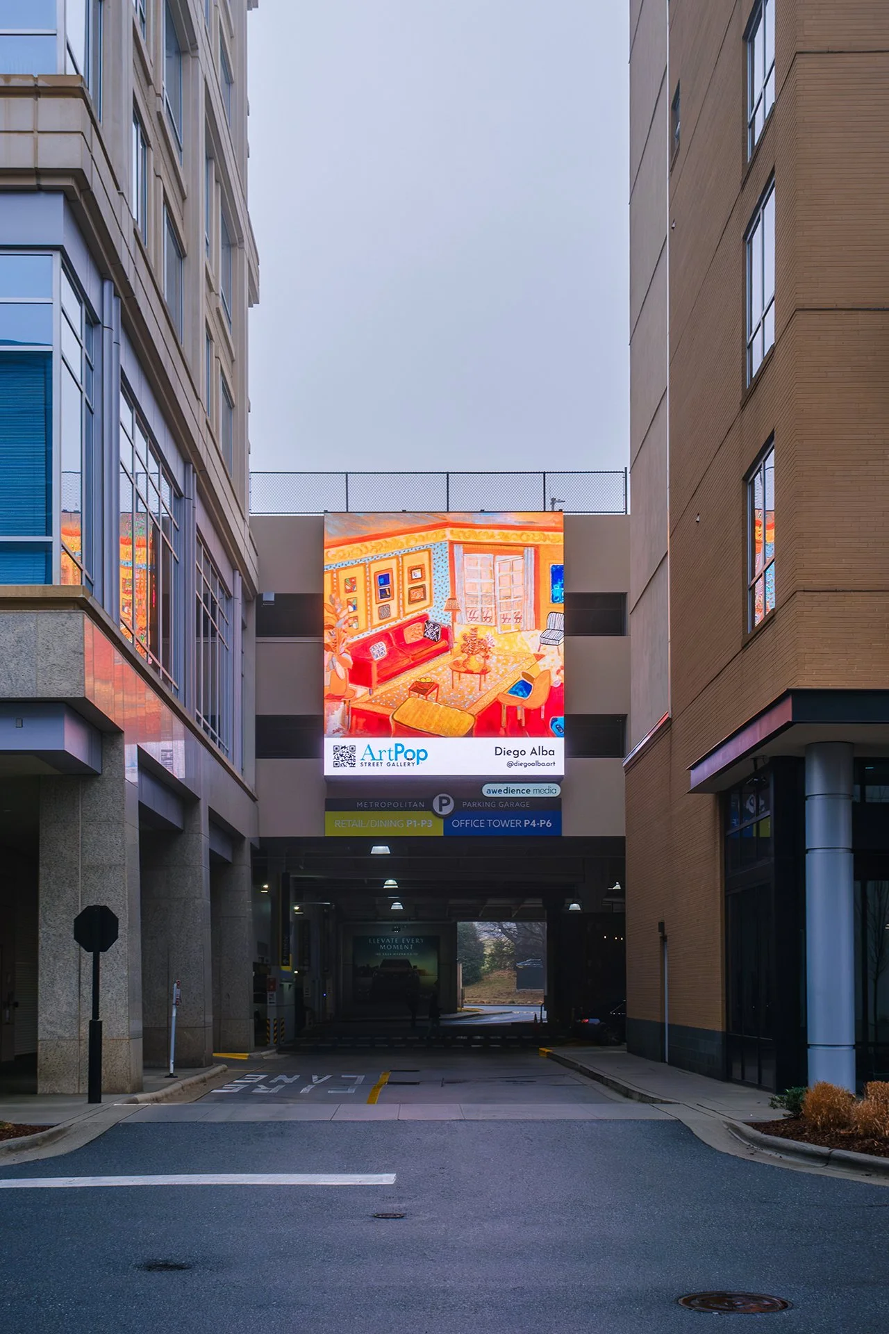 ArtPop Street Gallery Cities Program Class of 2025 Awedience Media Metropolitan Digital Display Diego Alba.jpg