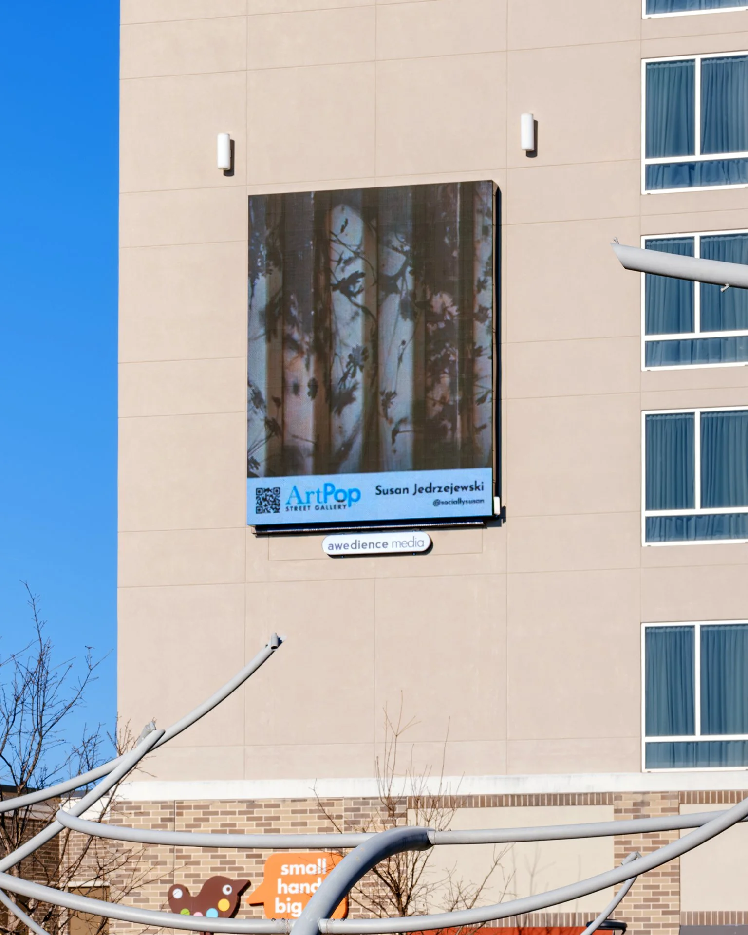 ArtPop Street Gallery Cities Program Class of 2025 Awedience Media Waverly Digital Display Susan Jedrzejewski.jpg