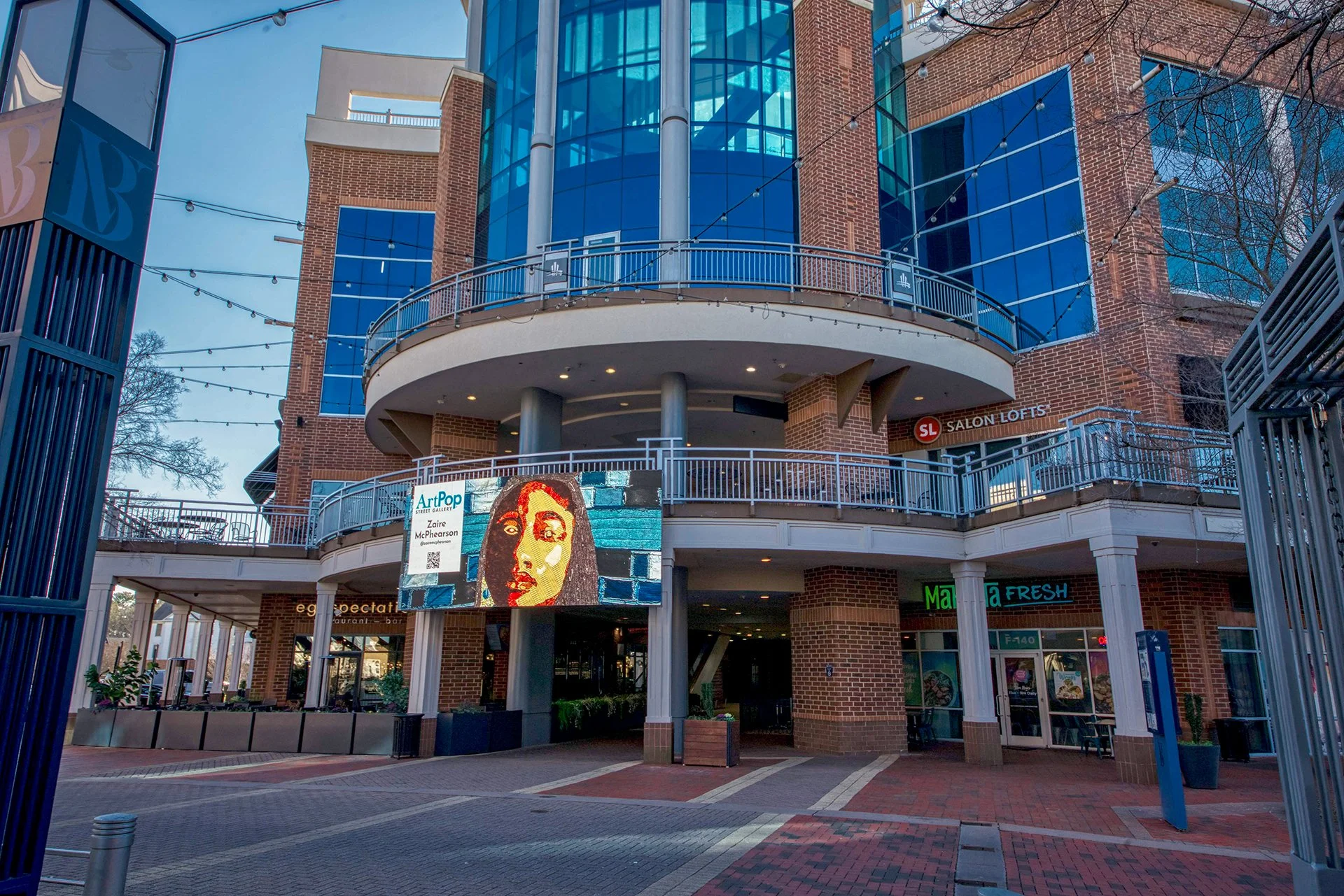 ArtPop Street Gallery Cities Program Class of 2025 Awedience Media Ballantyne Village Digital Display Zaire McPhearson.jpg