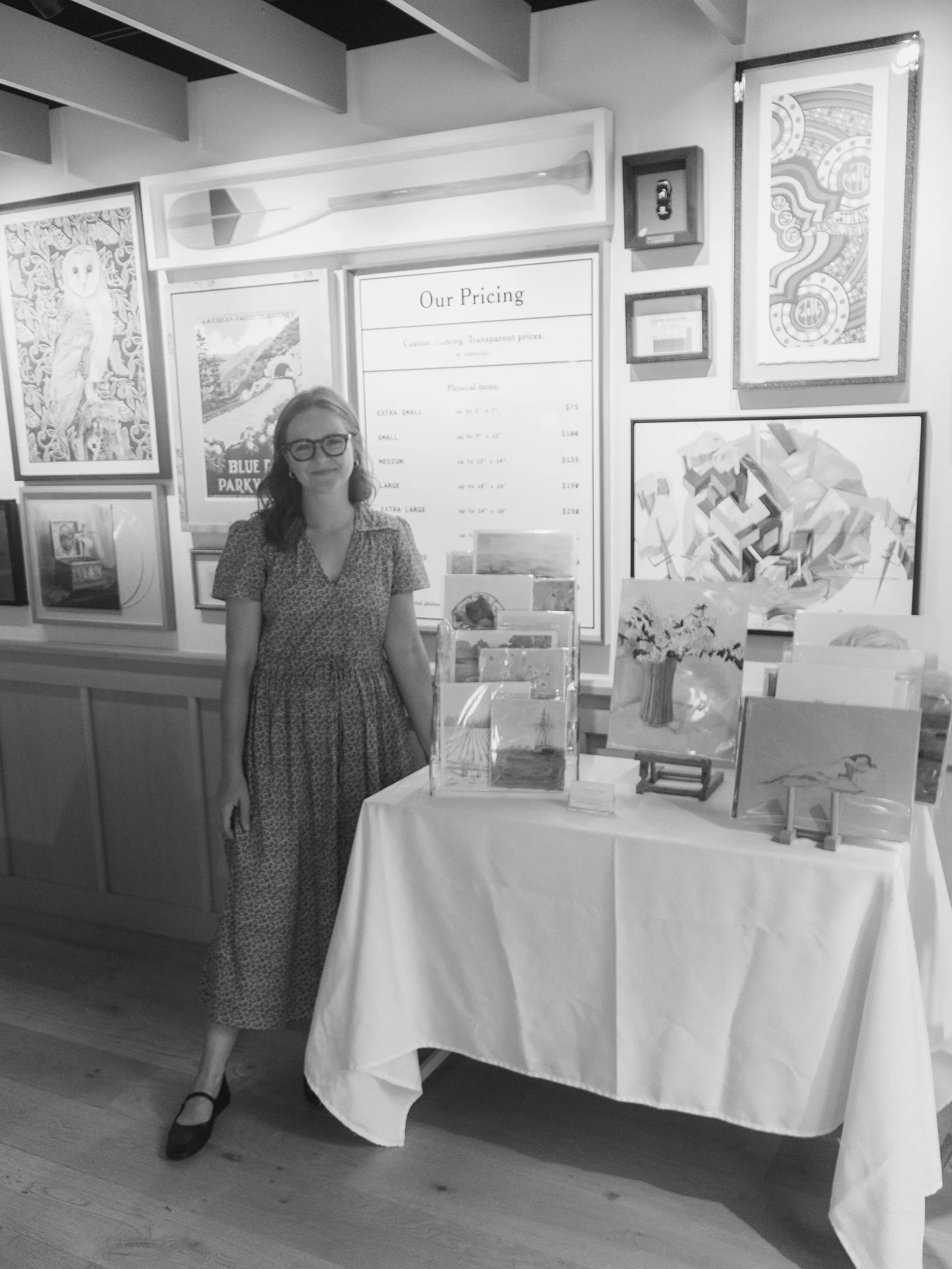 Meet the artists behind the art!
#ArtPopCLT artist @carolinegreb is one of 10 creators featured at the ArtPop Community Art Market, happening November 1st, 6&ndash;9 PM at @lemeridiencharlotte. 

Caroline considers herself a traditional oil and water