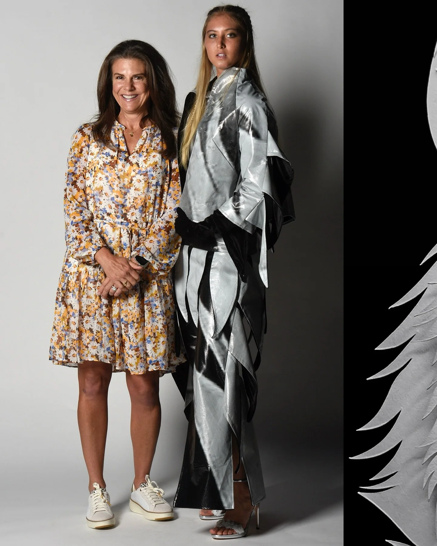 The #Fashionfriday recap of the 2025 Upcycled Fashion Show continues with our next designer, @jp_gilomen 
 
Inspired by @jacroog ’s tiger, one of Jennifer’s all-time favorite billboards, she was drawn to the elegant lines and shapes