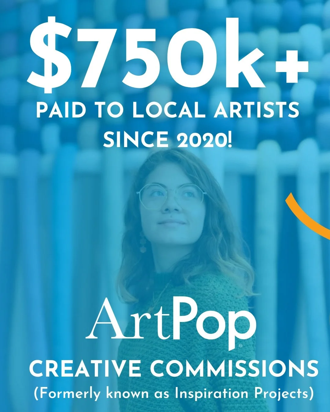 We&rsquo;re so proud to share this milestone in ArtPop&rsquo;s 12 years of community impact! Since 2020, ArtPop has managed 80 projects generating Over $750,000 in direct payments to local artists. The resulting artworks and installations have beauti