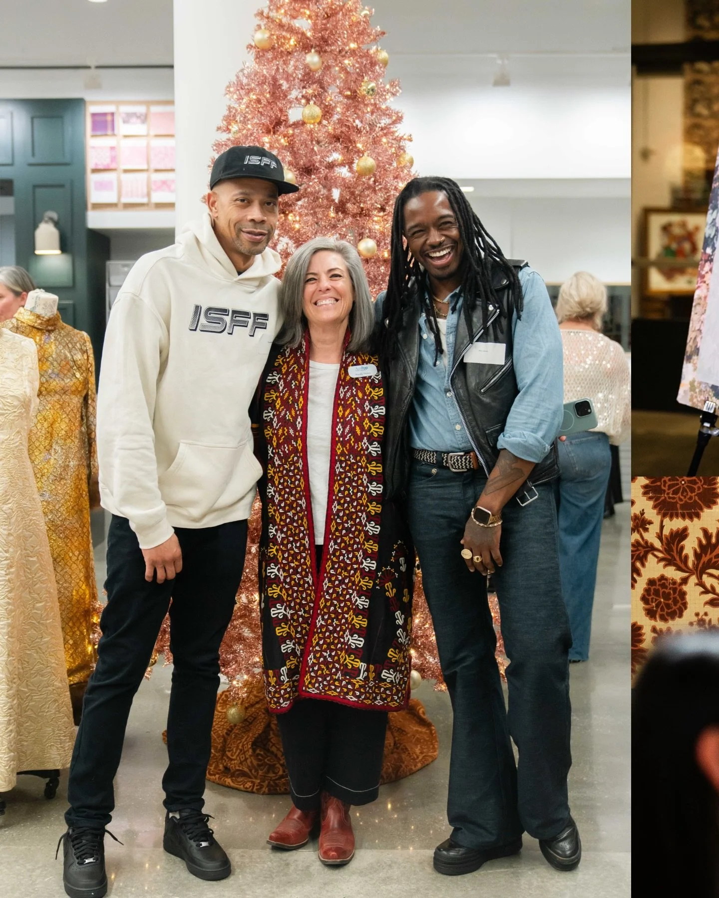 Last Thursday night, we wrapped up the year at a beautiful Holiday Soir&eacute;e hosted with the Fashion Institute of Technology (@fitfoundation ) and the Baxter Mill Archive in Rock Hill, SC. @baxtermillarchive 

Surrounded by one of the largest pri
