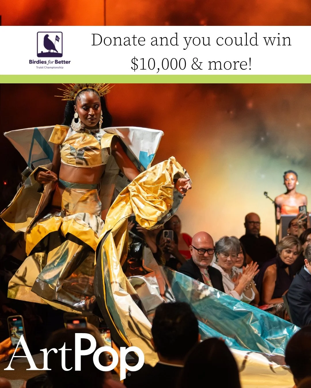 One month remains to support ArtPop AND have a chance at some fantastic prizes. 
The 2026 @truistchampionship Birdies for Better Challenge is in the Back Nine, and here&rsquo;s how you can get in on it: &bull; Make a donation of $20 or more through o