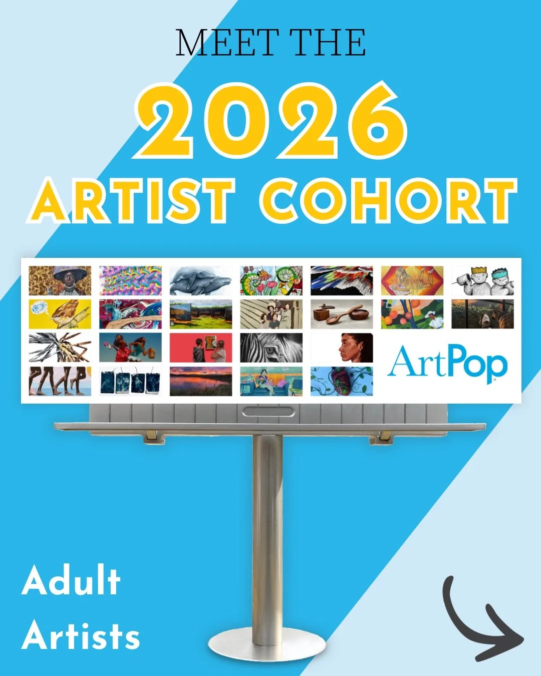 Let us FORMALLY introduce you to the 2026 #ArtPopCLT Artist Cohort!

Meet the 19 Adult Artists:

Christopher DeLange @csdj927 
Mecklenburg County

Hogan Schrader @schrader.artistries 
Mecklenburg County

Deon Oliver  @deonjphotography 
Mecklenburg Co
