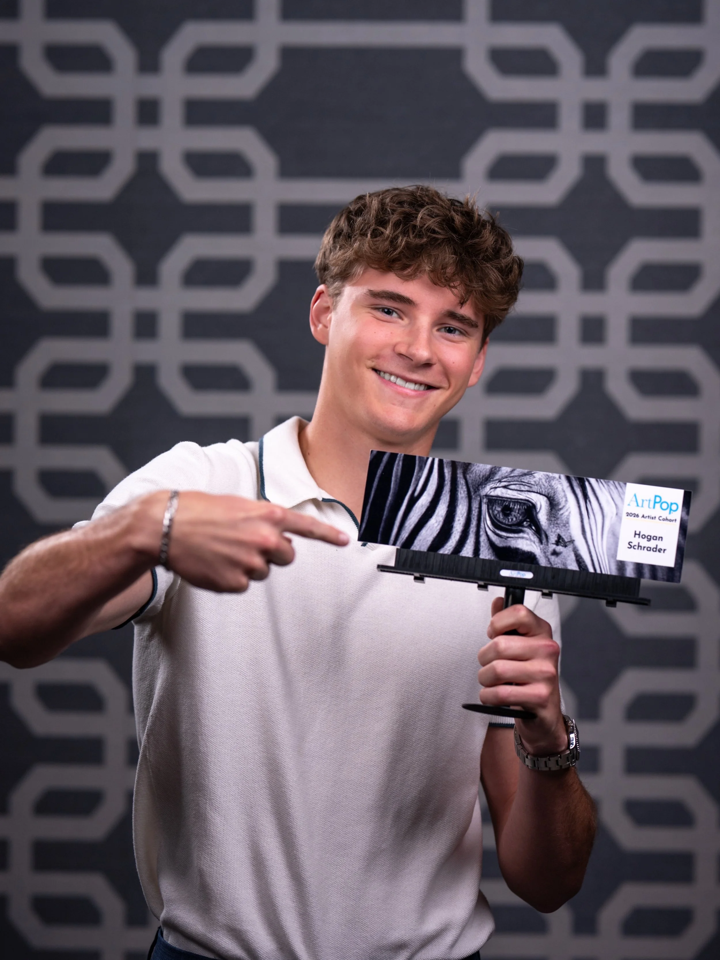 Introducing Hogan Schrader @schrader.artistries ,
1 of the 24 Artists in the 2026 Cohort.

A Touch Of Hope | Charcoal &amp; Graphite
Mecklenburg County, NC
Hogan is a 22 year old Charlotte, NC native studying in his senior year at Virginia Tech. His 