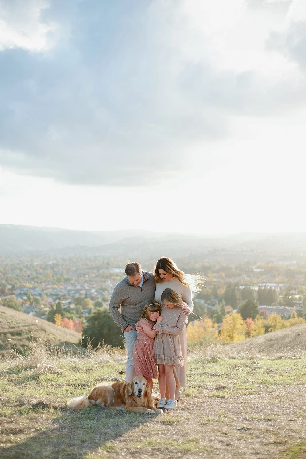 A Sweet Family Session || San Ramon Family Portraits at Golden Hour