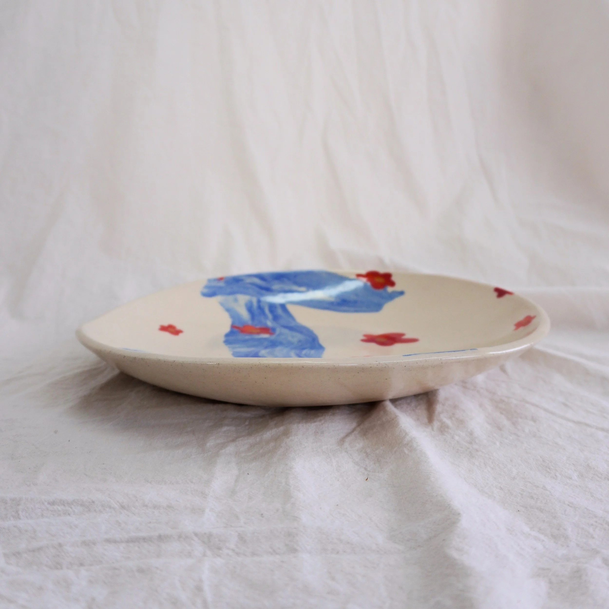 Bloom | 12" Handbuilt Ceramic Platter - Mia Amanda