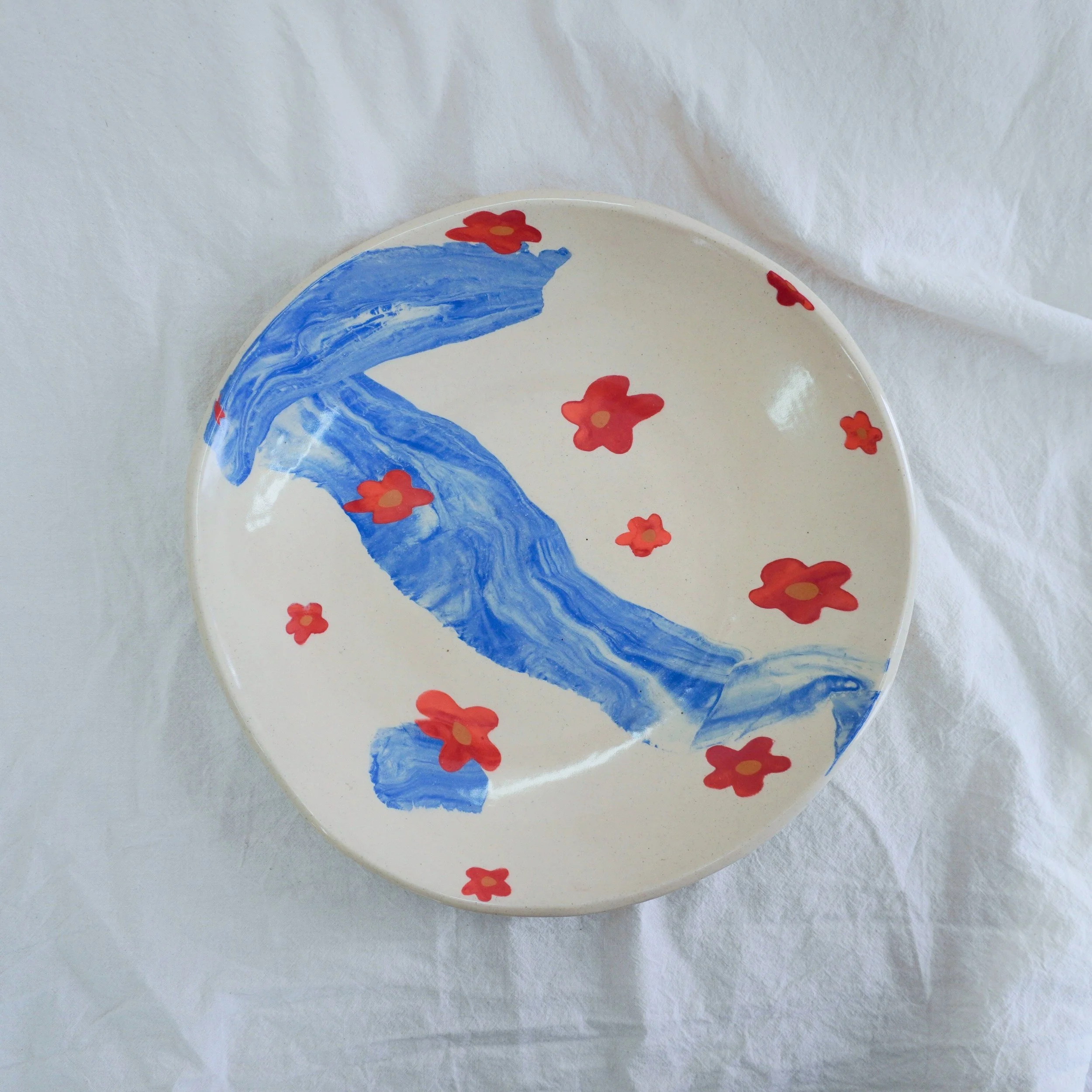 Bloom | 12" Handbuilt Ceramic Platter - Mia Amanda