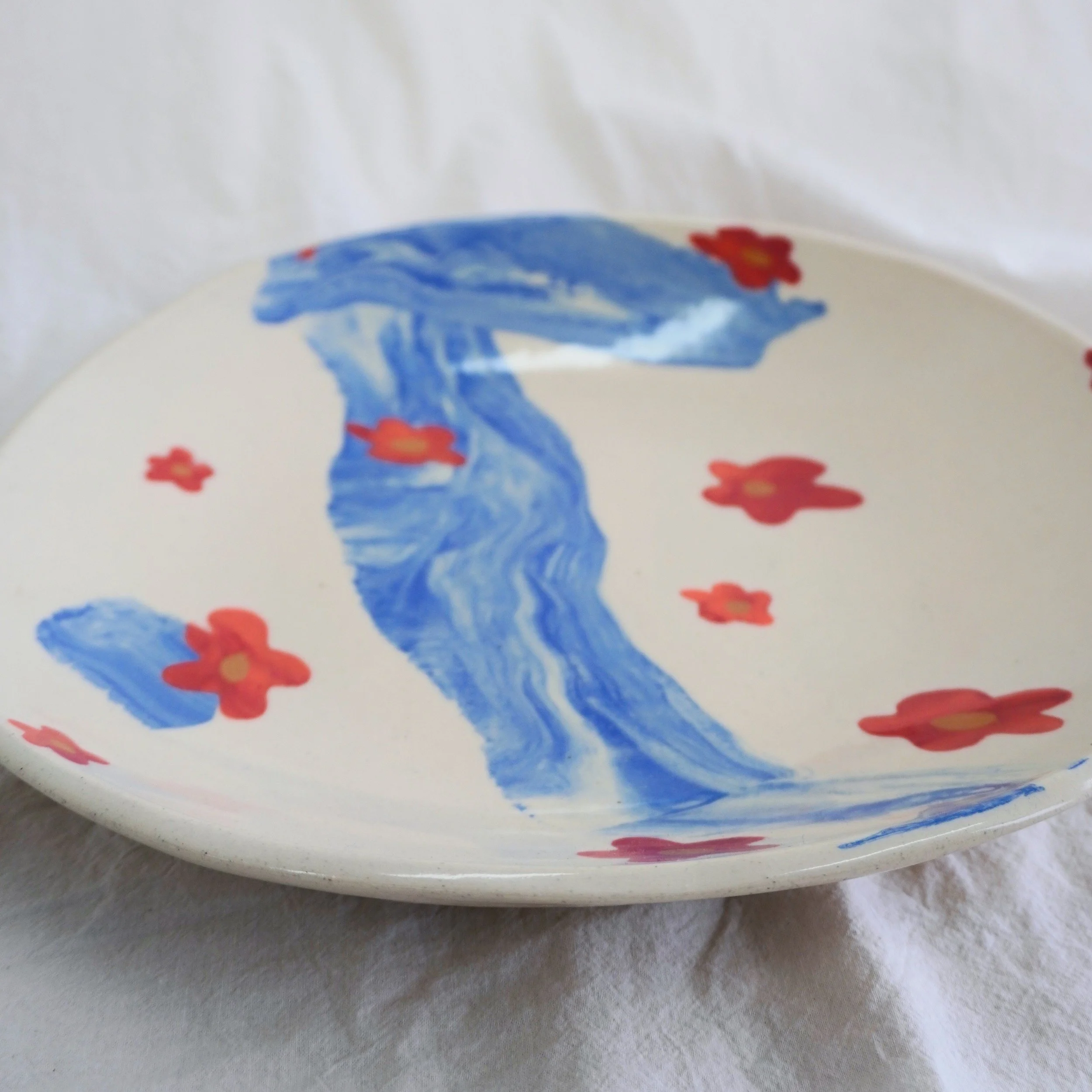 Bloom | 12" Handbuilt Ceramic Platter - Mia Amanda