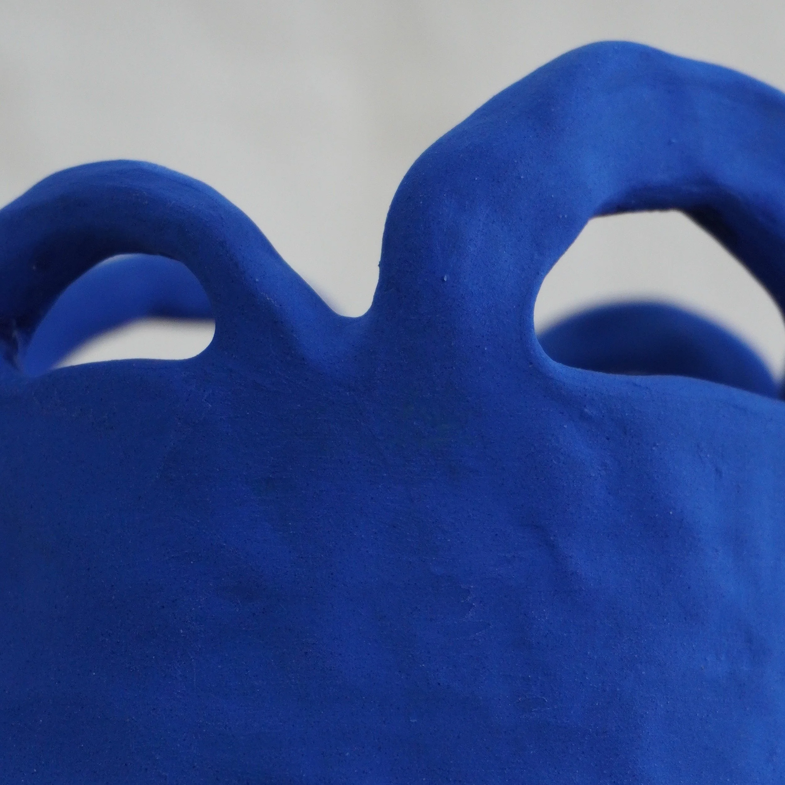 Coil-Built Vessel | Matte Blue - Mia Amanda