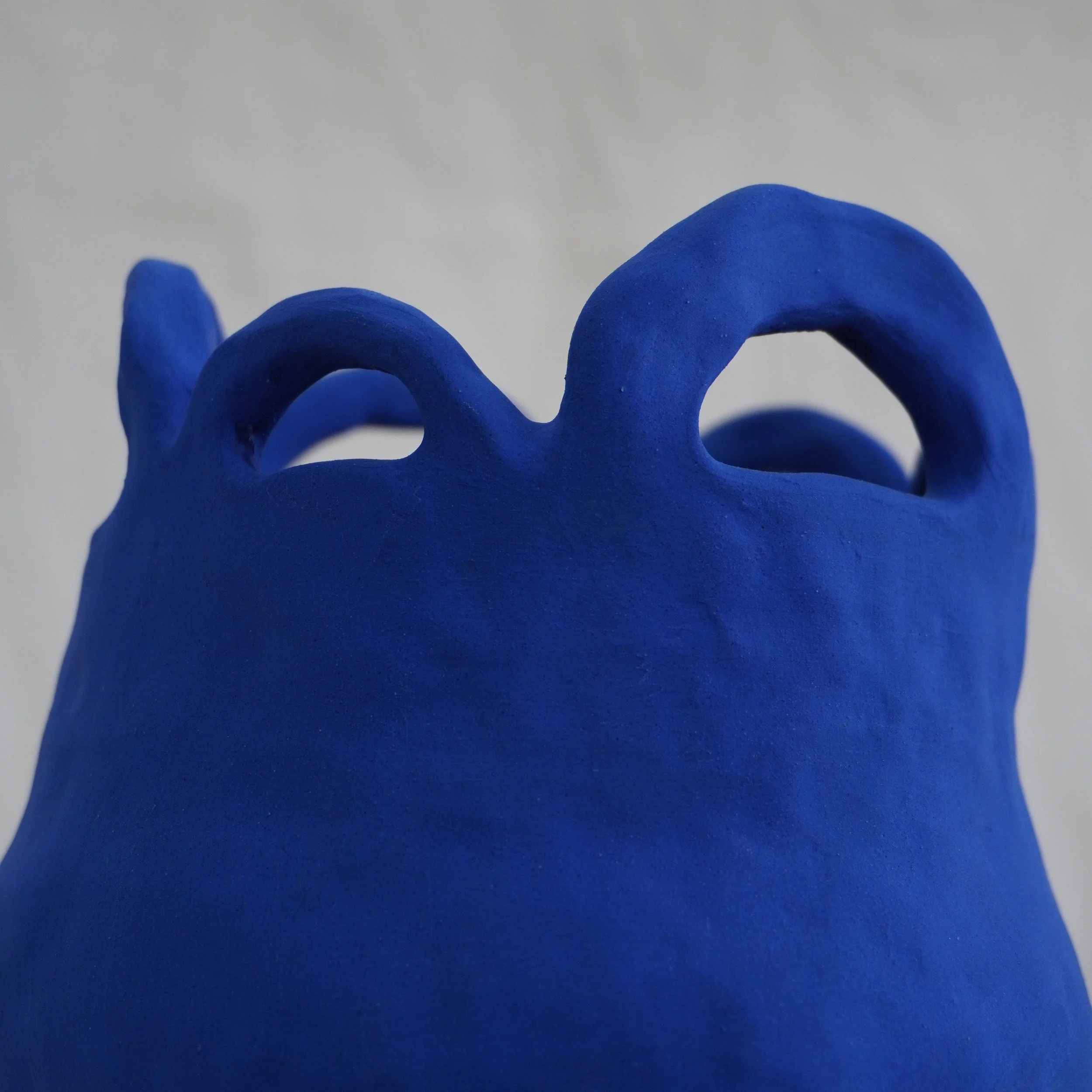 Coil-Built Vessel | Matte Blue - Mia Amanda