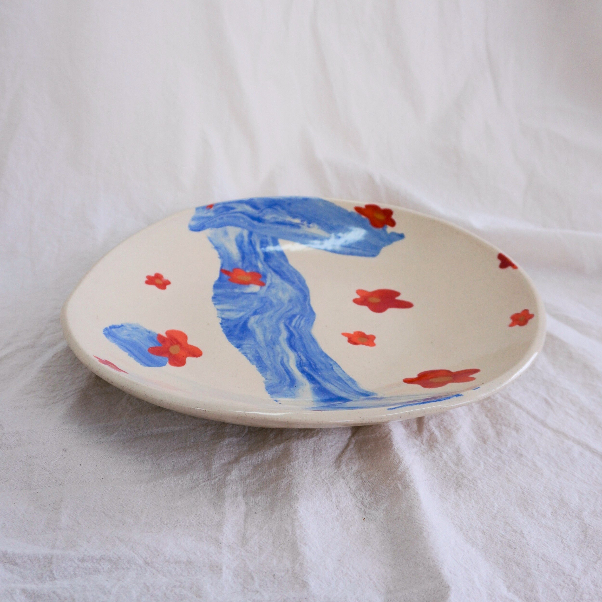 Bloom | 12" Handbuilt Ceramic Platter - Mia Amanda