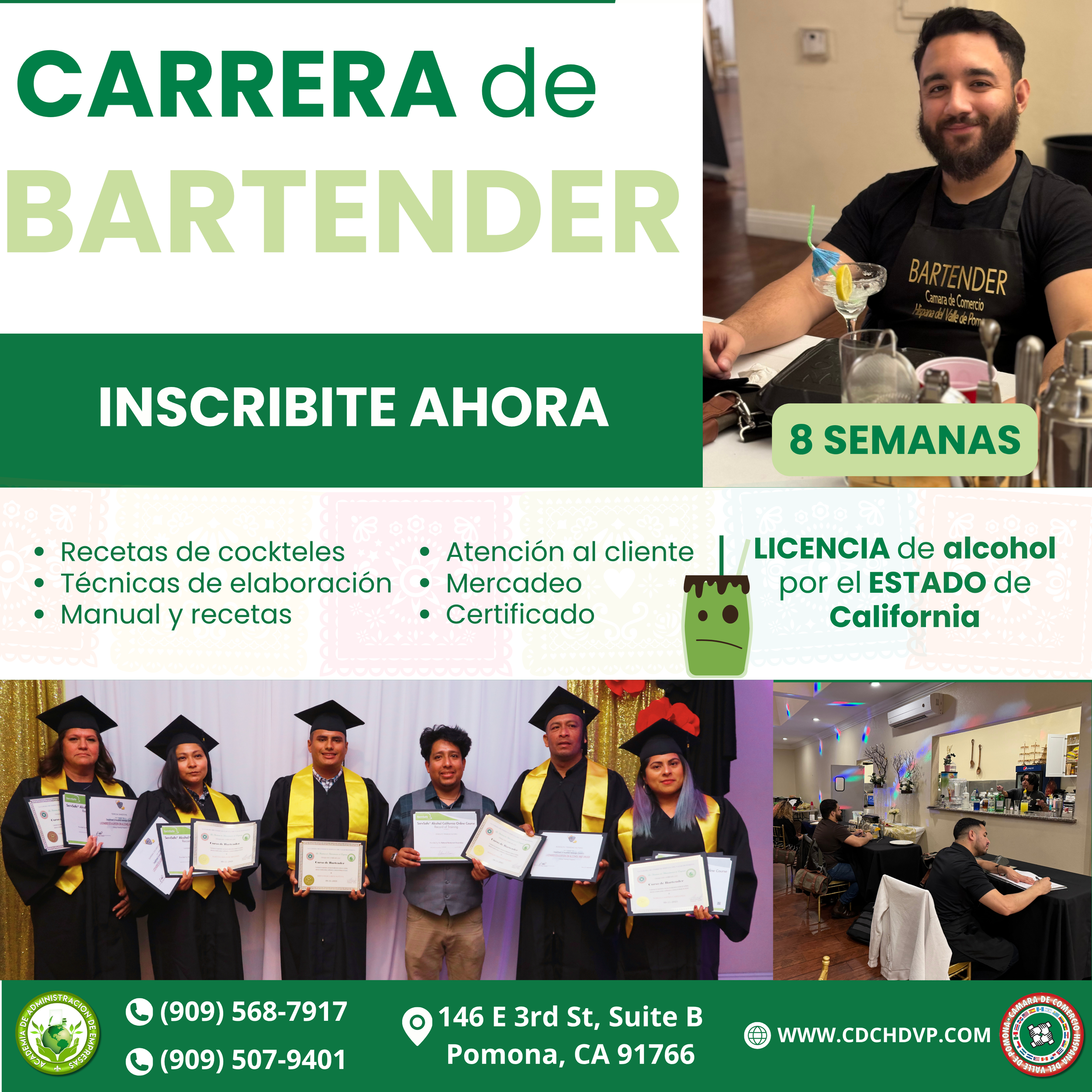Carrera de Bartender (Miercoles)