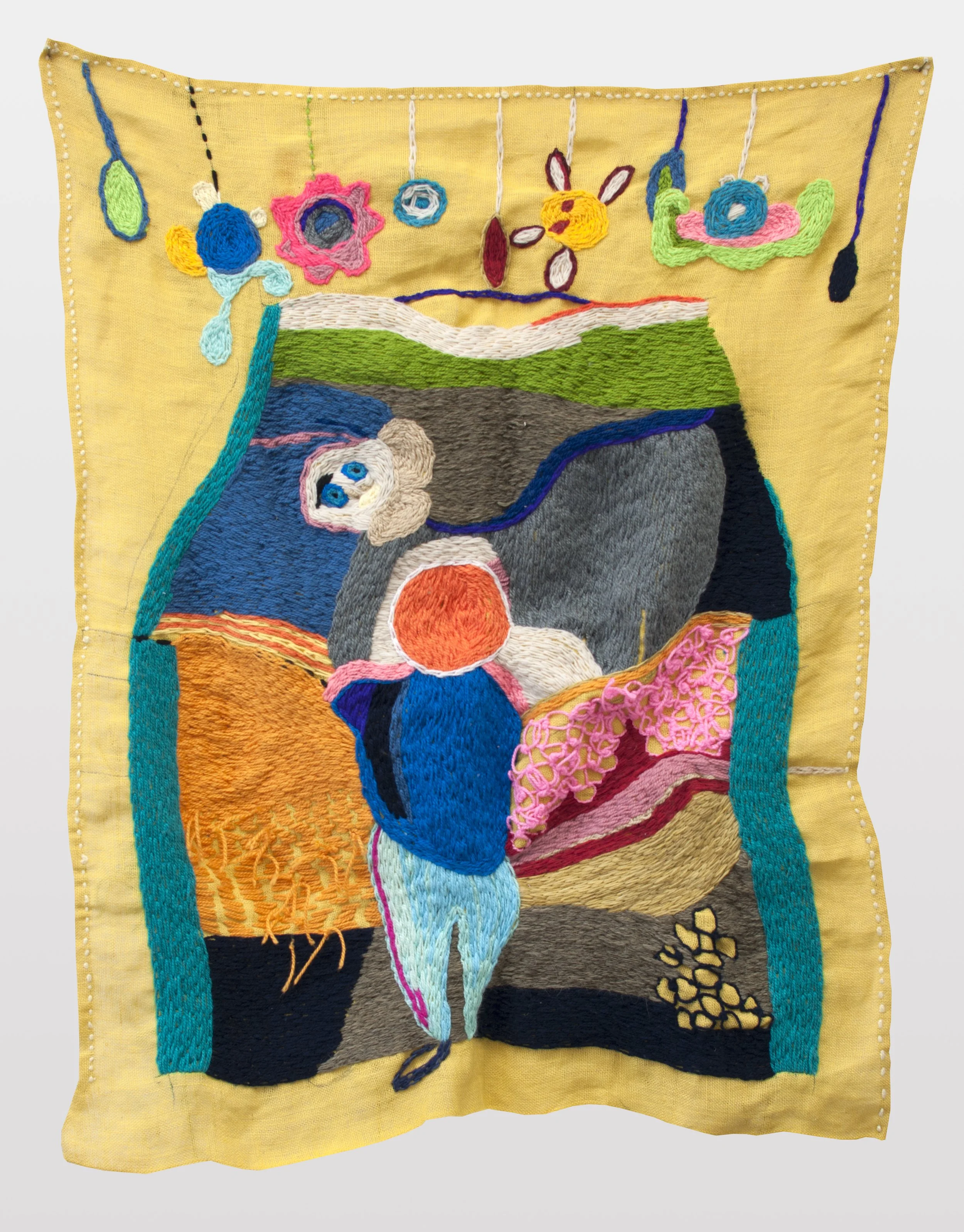 Primogénita no le saques los ojos, 2019. 87 x 110 cm
