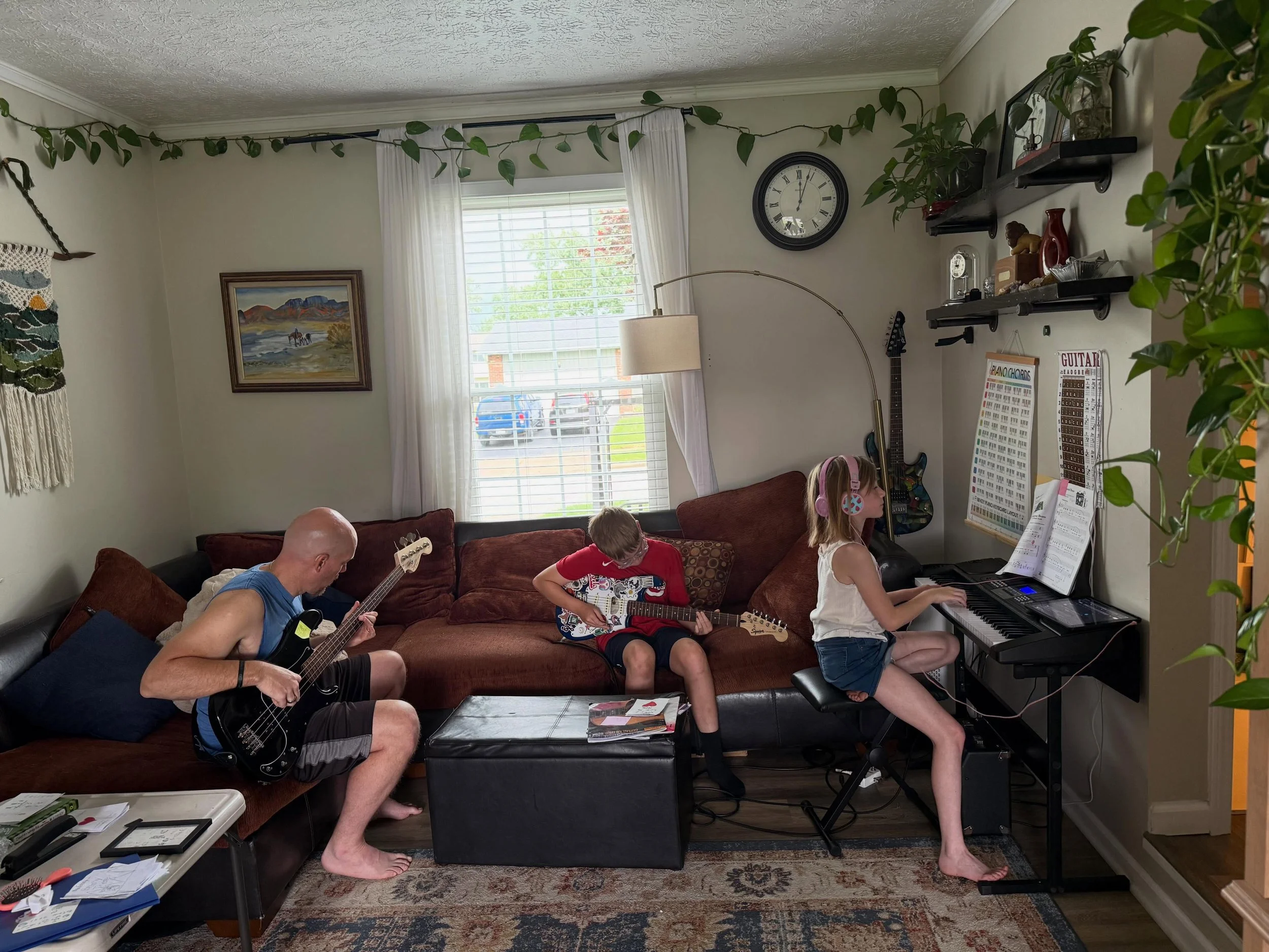 Summer goal #1- Family band learn some jams

1st song: &ldquo;Country Roads, Take Me Home&rdquo;- John Denver