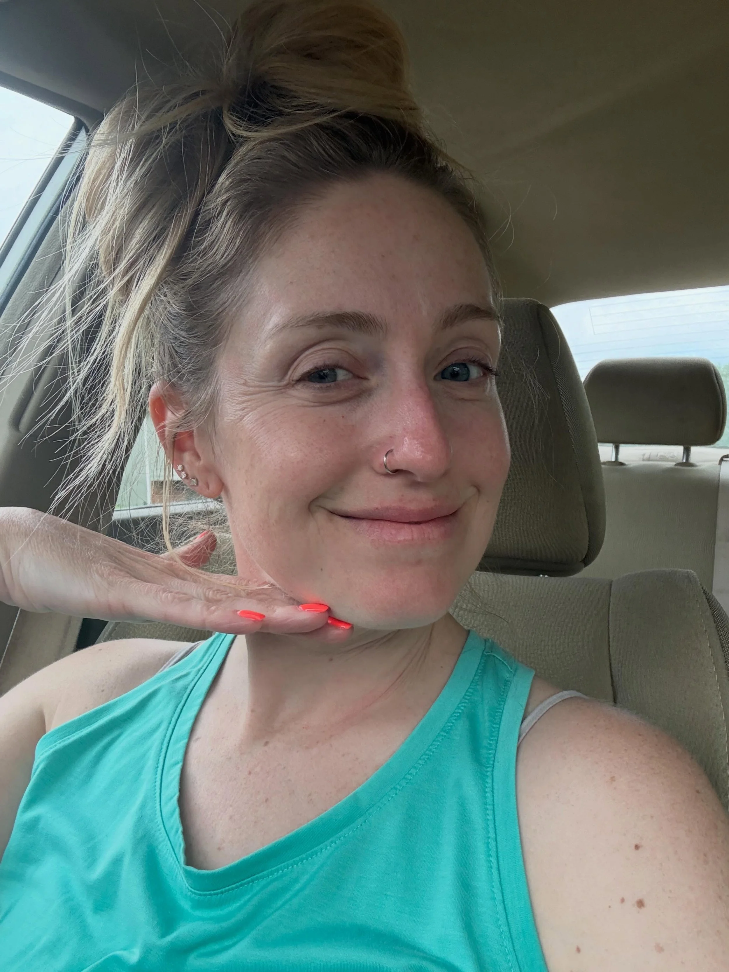 Post workout glow thanks to @femalefightclubcolumbus