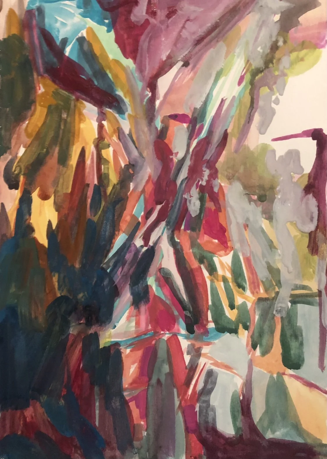 12x9", gouache on paper, 2021