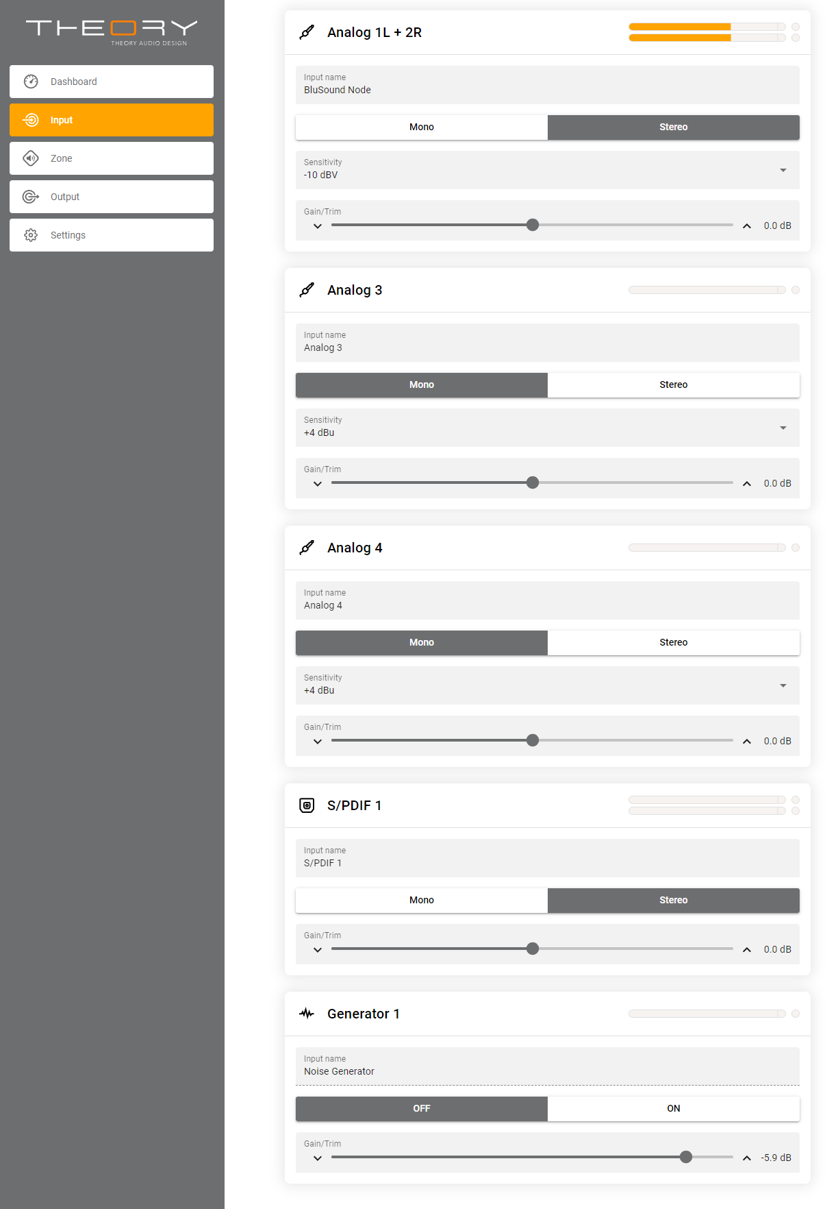 DLC INPUT CONFIGURATION