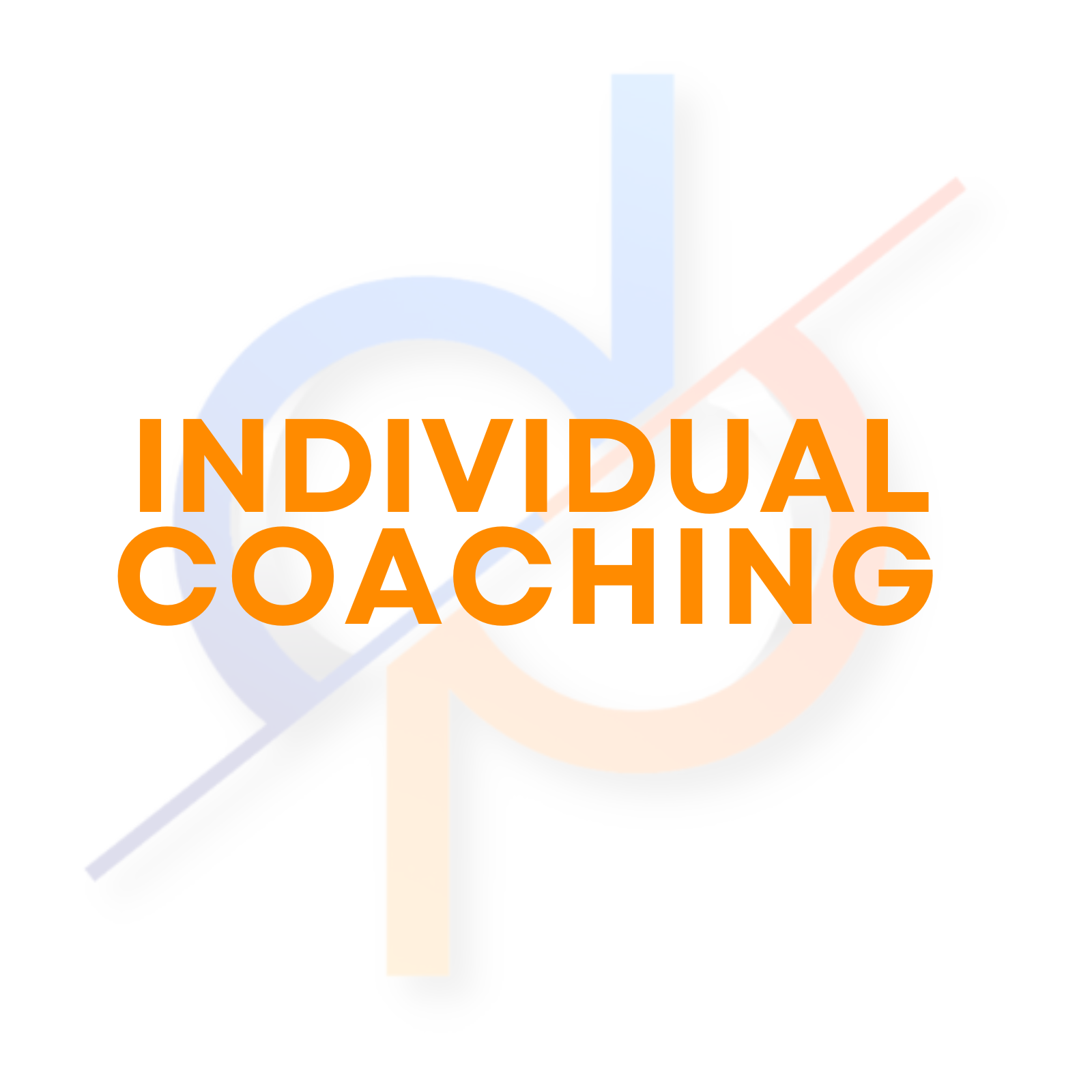 Graphic text reading: Individual Coaching
