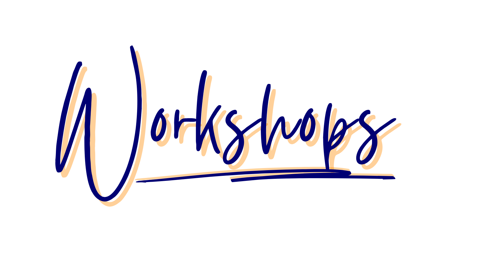 Headline text reading: Workshops