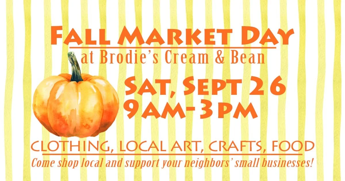 Fall Market at Brodie's Cream & Bean