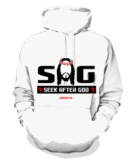 SAG Apparel Hoodie white