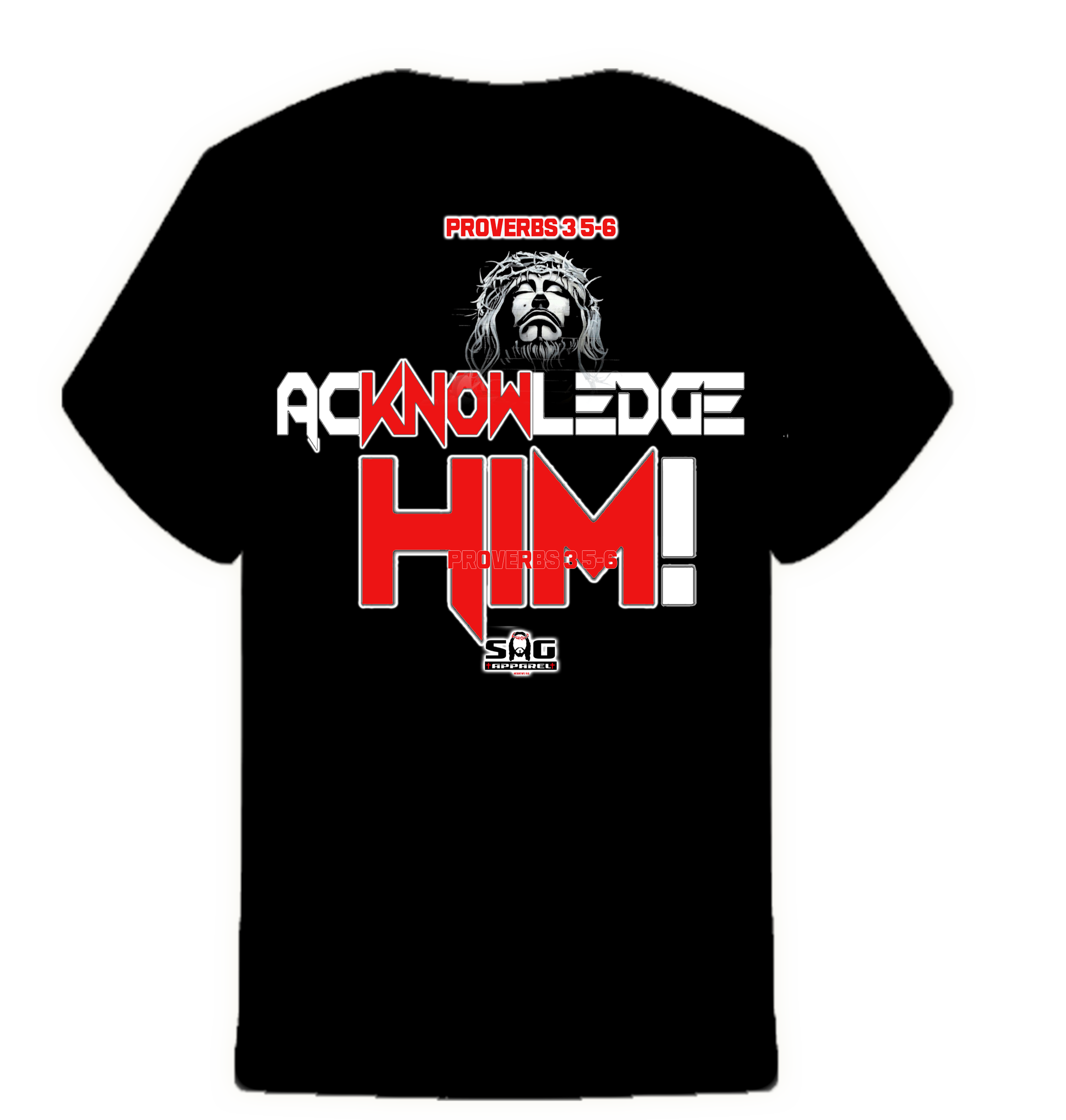 Acknowledge Tee BLK