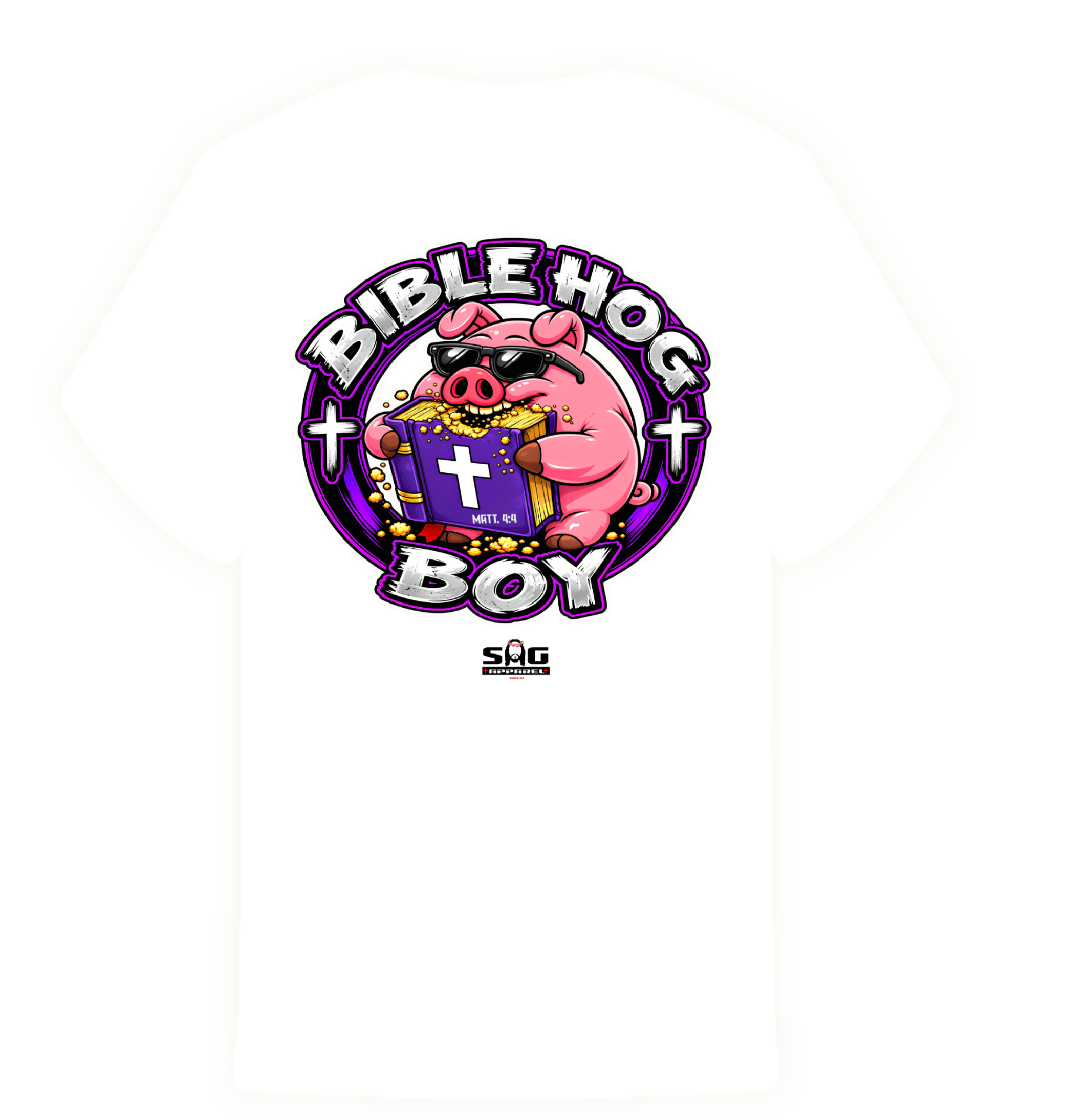 Bible Hog Boy Wht