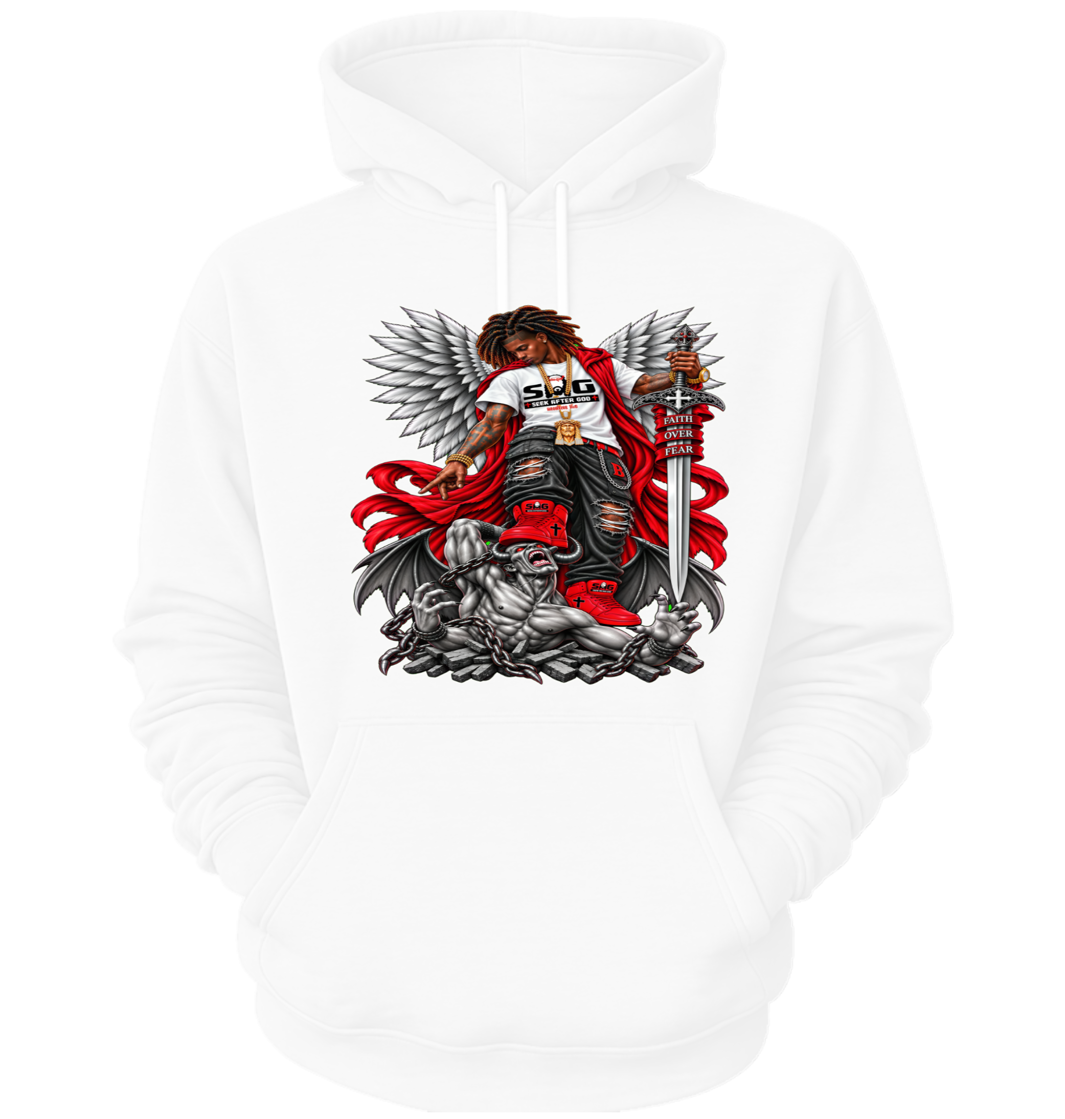 V.O.T.E Wht Hoodie