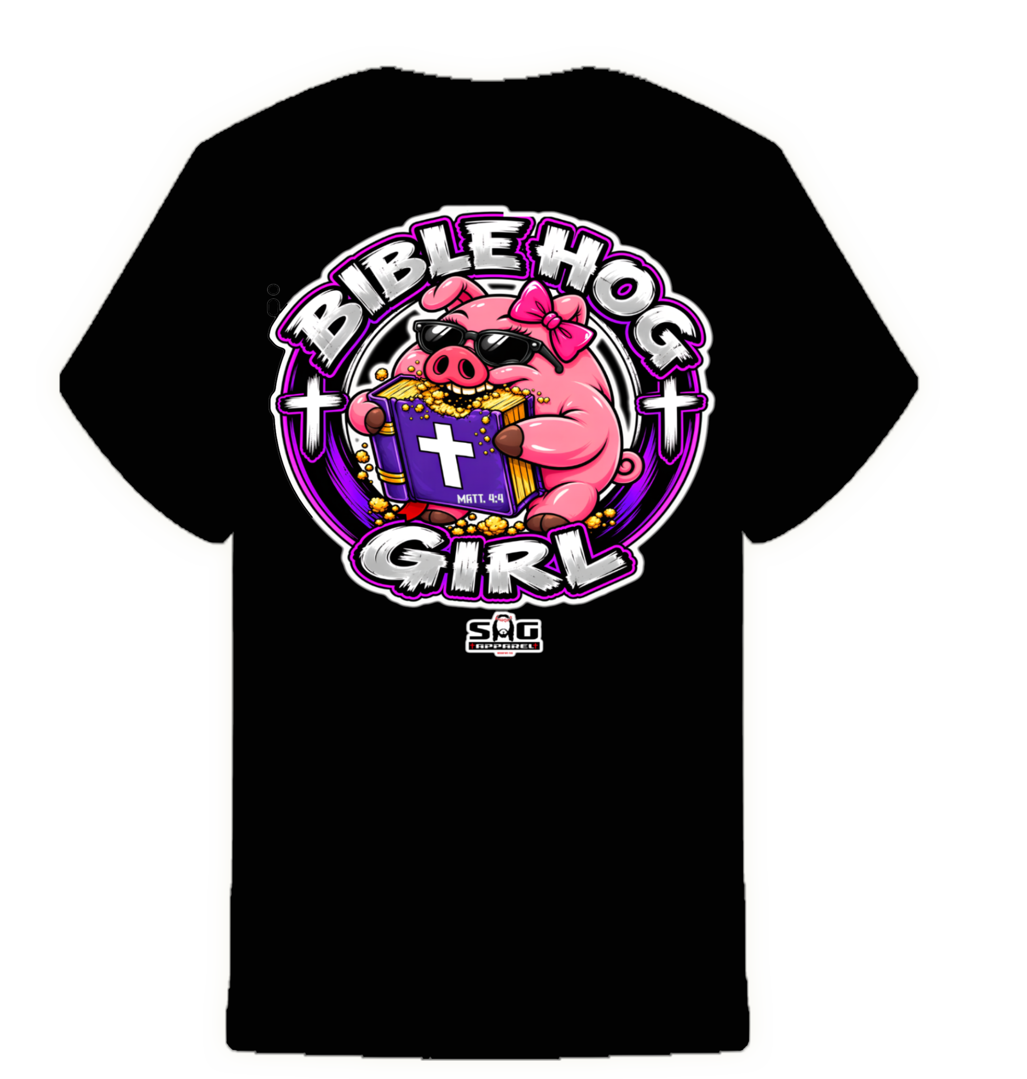 Bible Hog Girl Blk