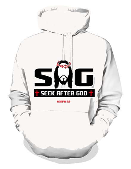 SAG Apparel Hoodie white