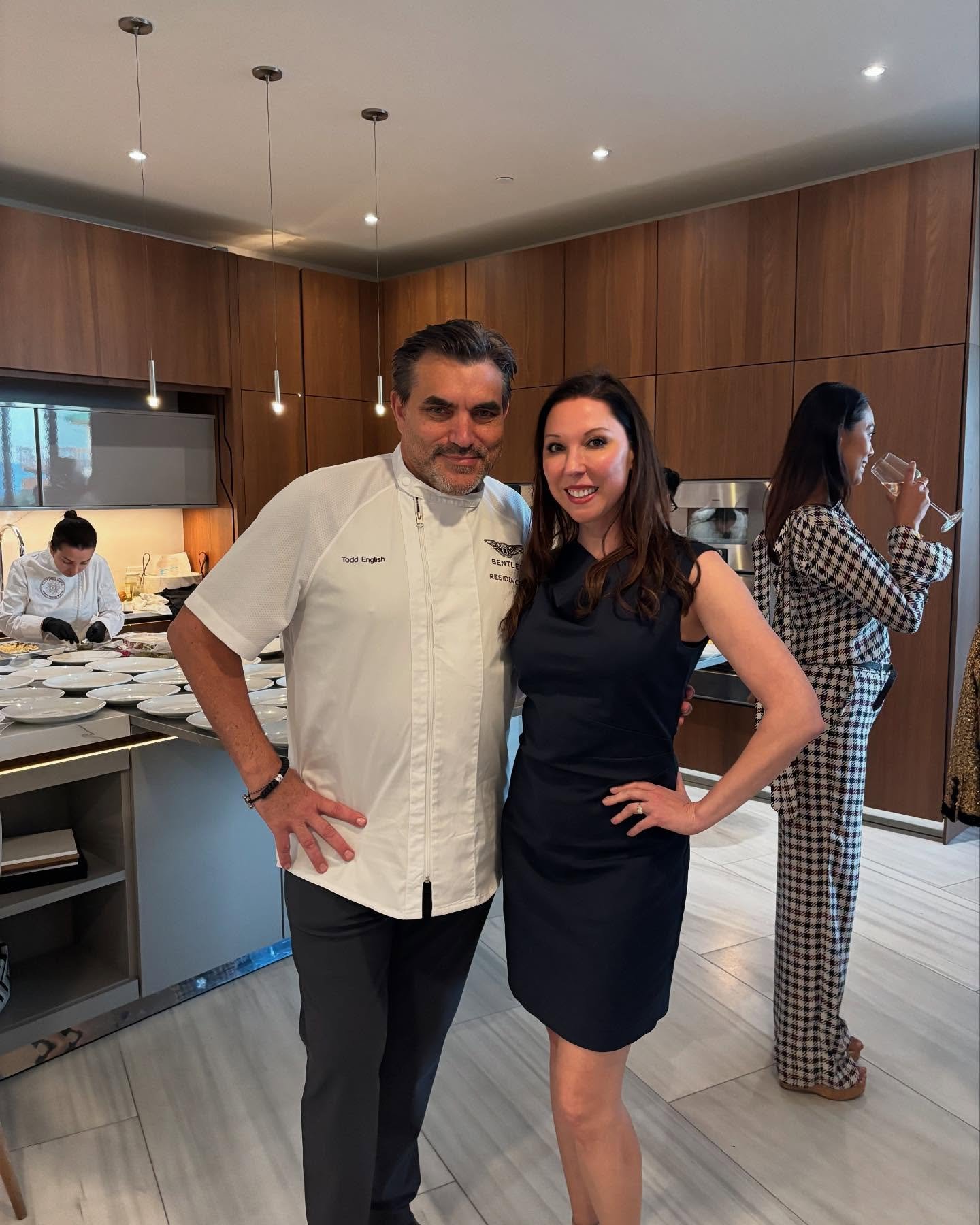 Absolutely loved collaborating with Chef Todd English, who I learned was born in Amarillo, Texas, just like me! 

Haute Living hosted a gorgeous event with Simon Family Estate, this time at the Bentley Residences in Miami, which was a stunningly beau