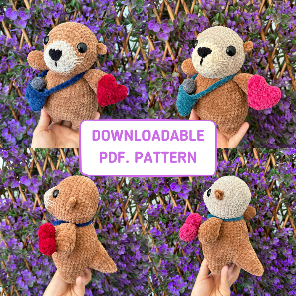 Little Otter Buddy crochet patten — crochetmezaddy