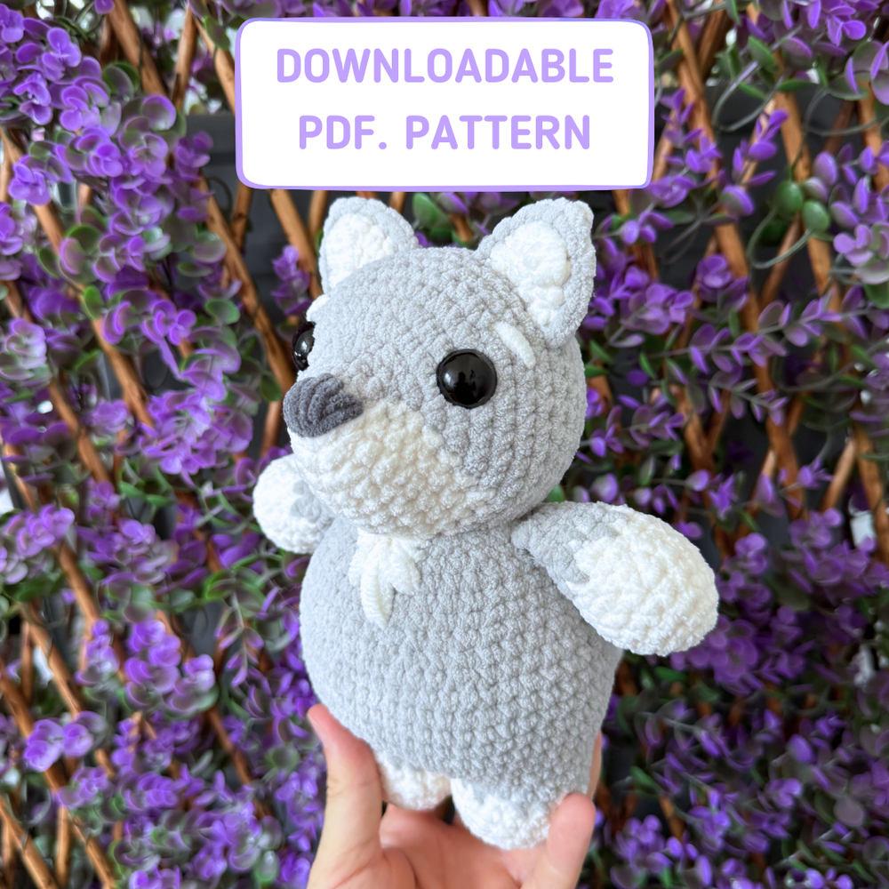 Little Wolf Buddy crochet pattern — crochetmezaddy